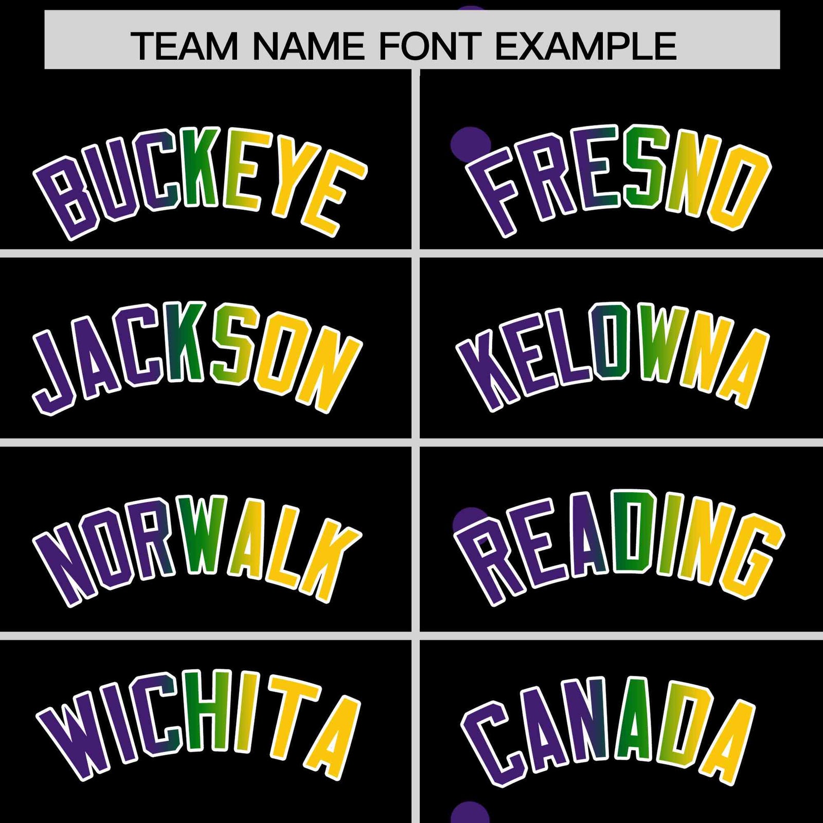 Custom Black Purple Kelly Green Gold Personalization Gradient Mardi Gras Authentic Baseball Jersey| KXKSHOP