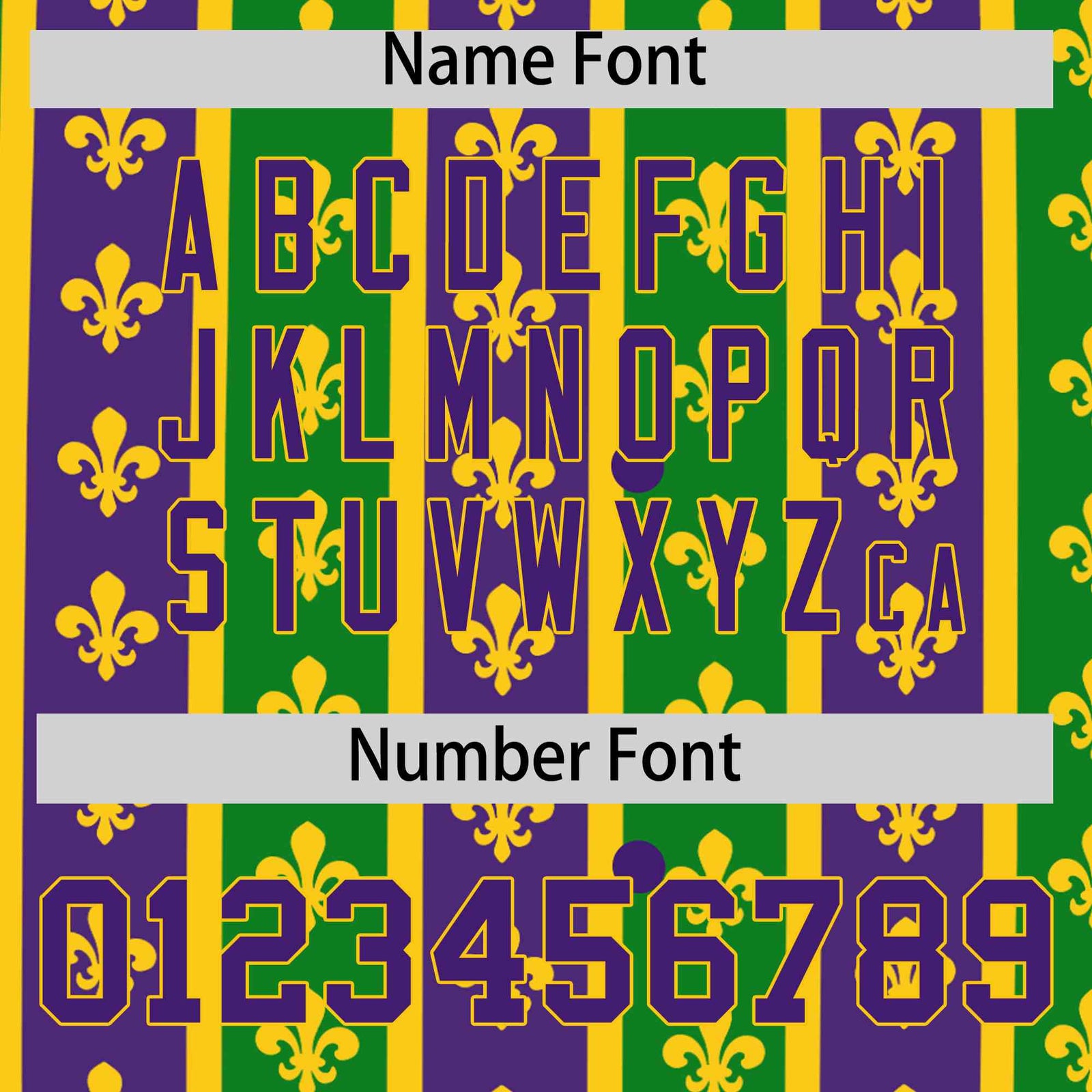 Custom Purple Kelly Green Gold Personalization Stripe Mardi Gras Authentic Baseball Jersey| KXKSHOP