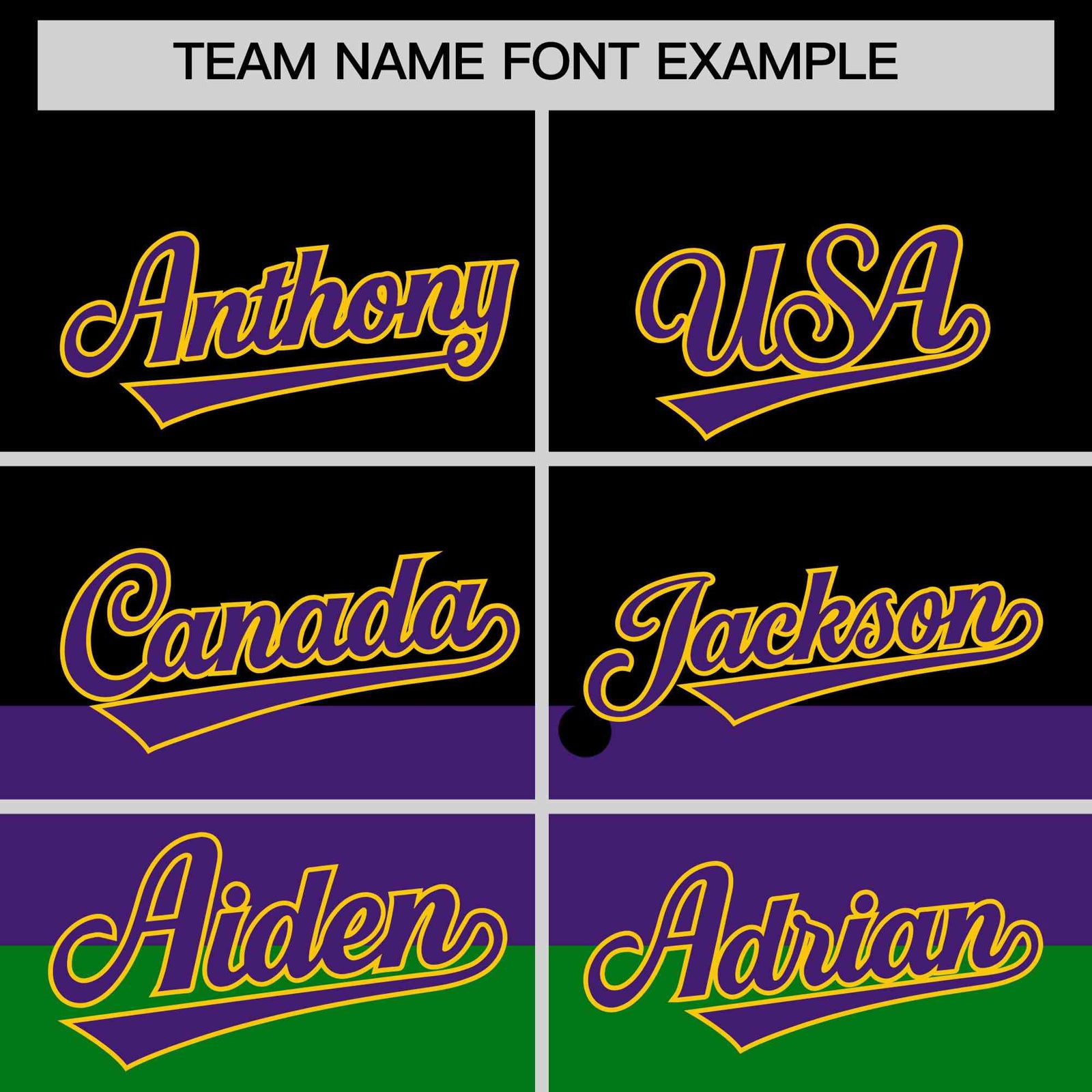 Custom Black Purple Kelly Green Gold Personalization Mardi Gras Authentic Baseball Jersey| KXKSHOP