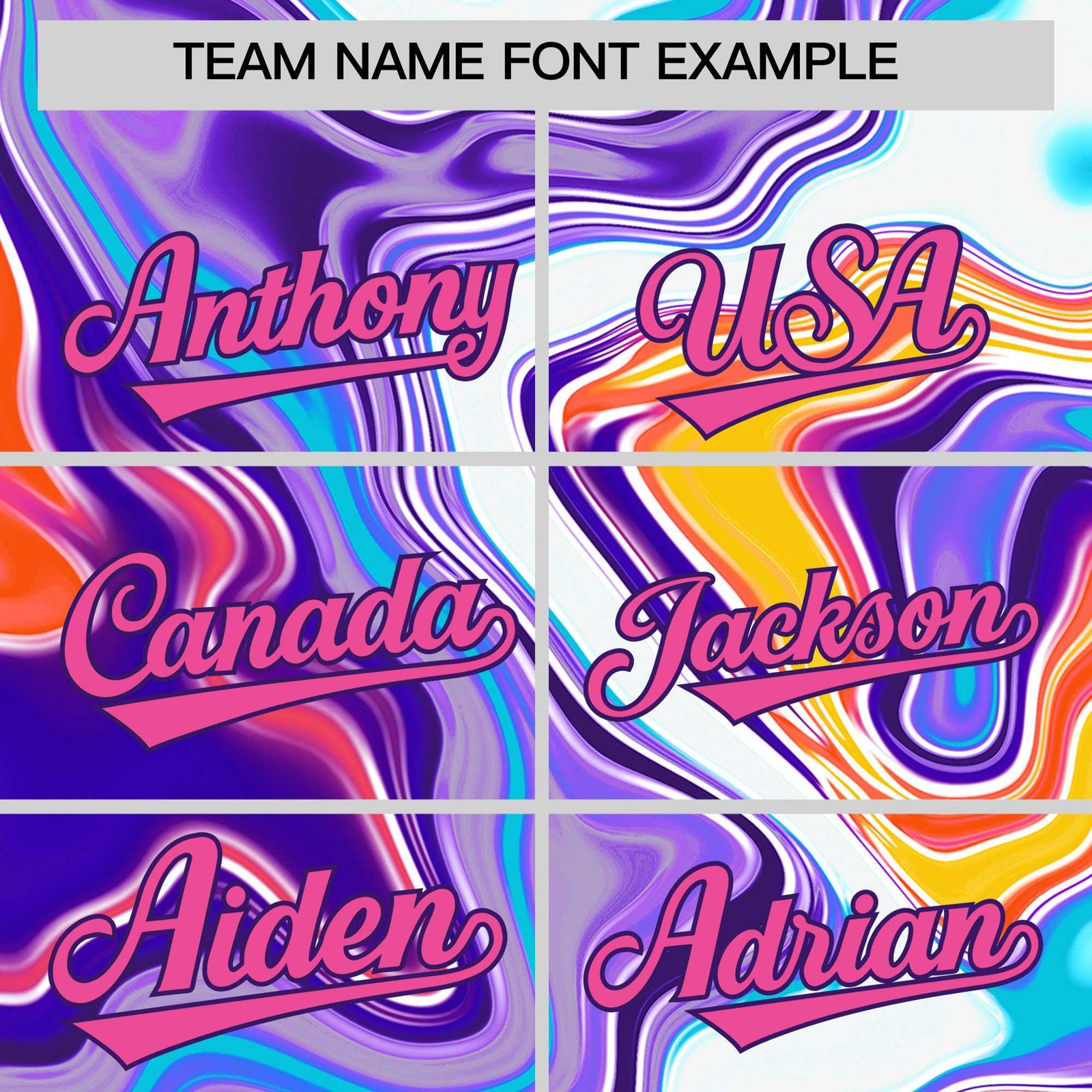 Custom Light Purple Split Fashion Fluid Pattern Authentic Baseball Jersey