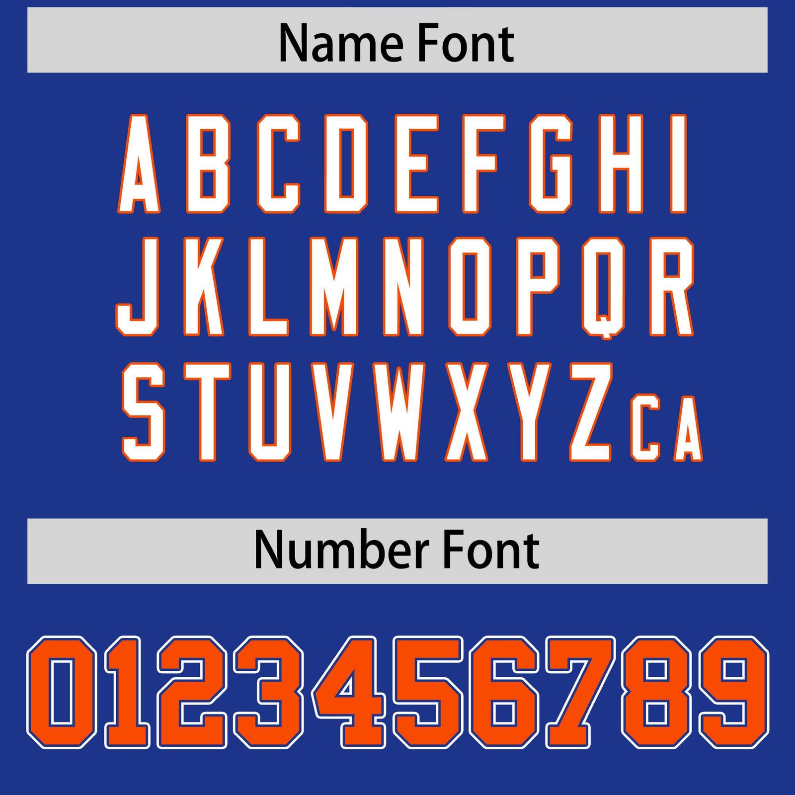 Custom Royal Orange Personalized Color Block Authentic Baseball Jersey