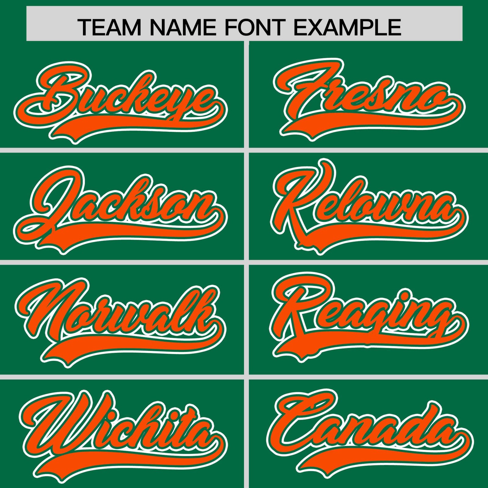 Custom Kelly Green Orange Personalized Color Block Authentic Baseball Jersey