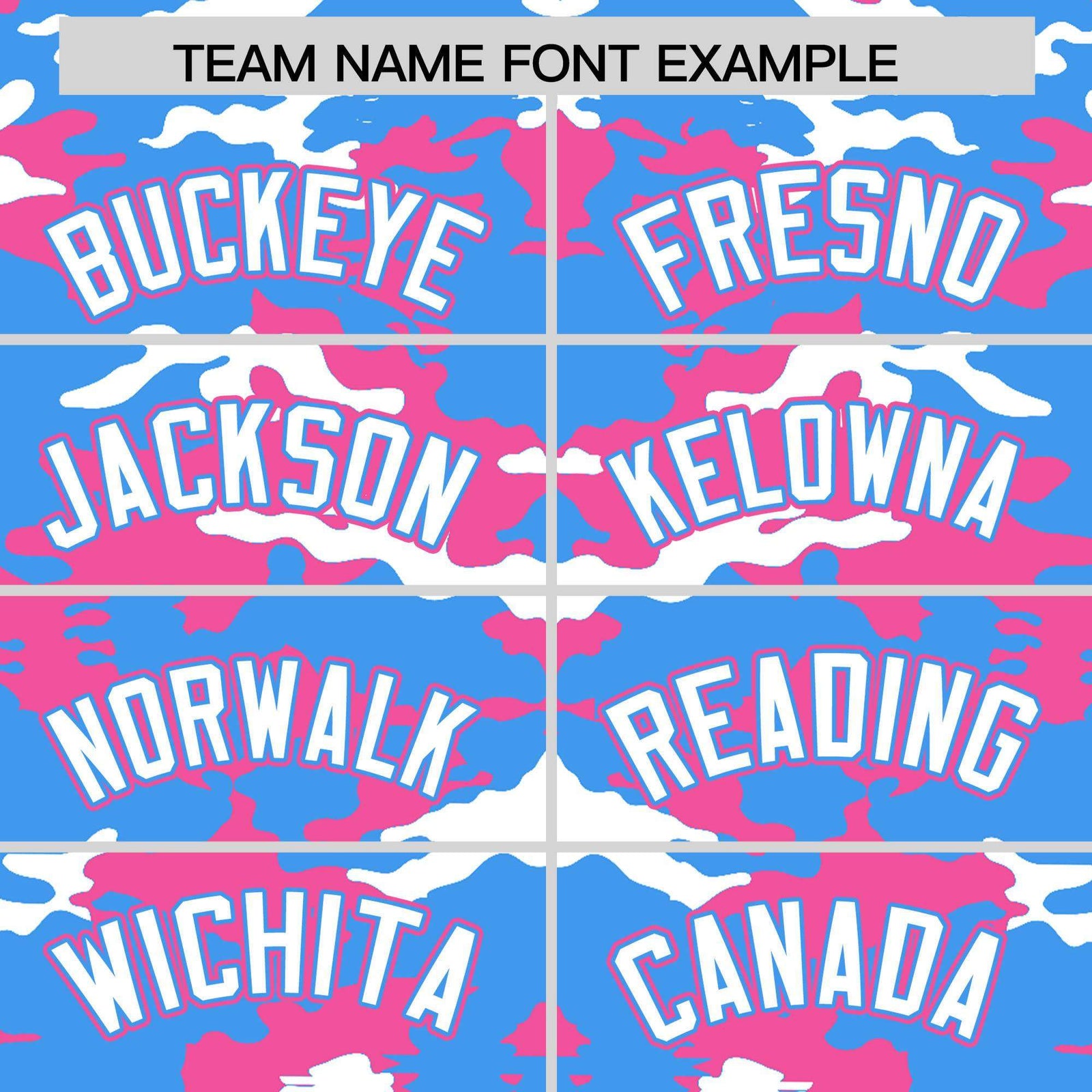 Custom Powder Blue Pink-White Personalized Camo Design Authentic Baseball Jersey