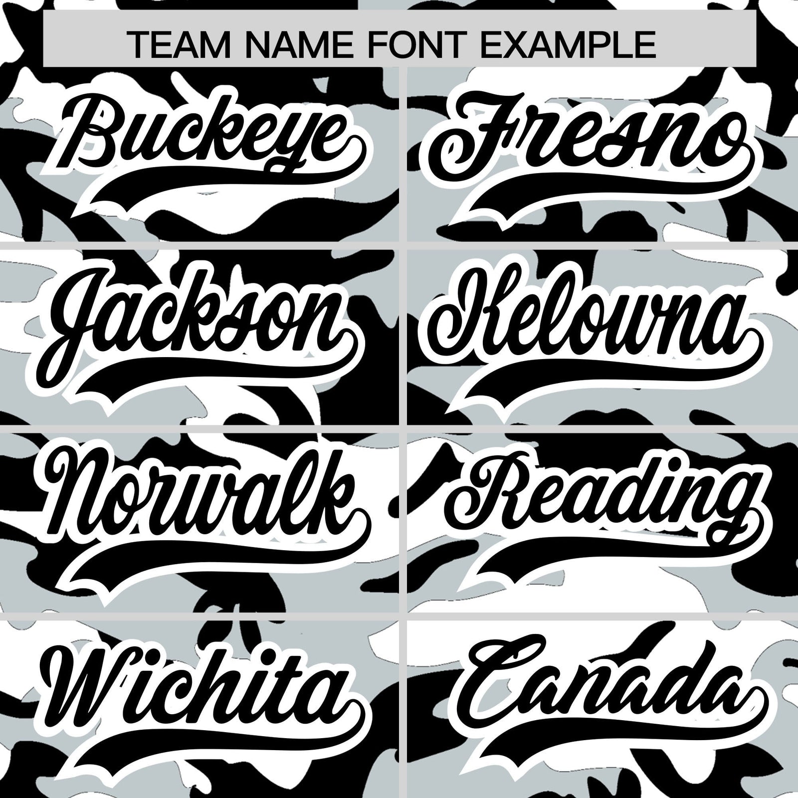 Custom Black Silver White Camo Gradient Fashion Baseball Jersey | Perfect for Training,Sublimation Printed & Stitched,Add Name and Numbern,Perfect for Teams | KXKSHOP