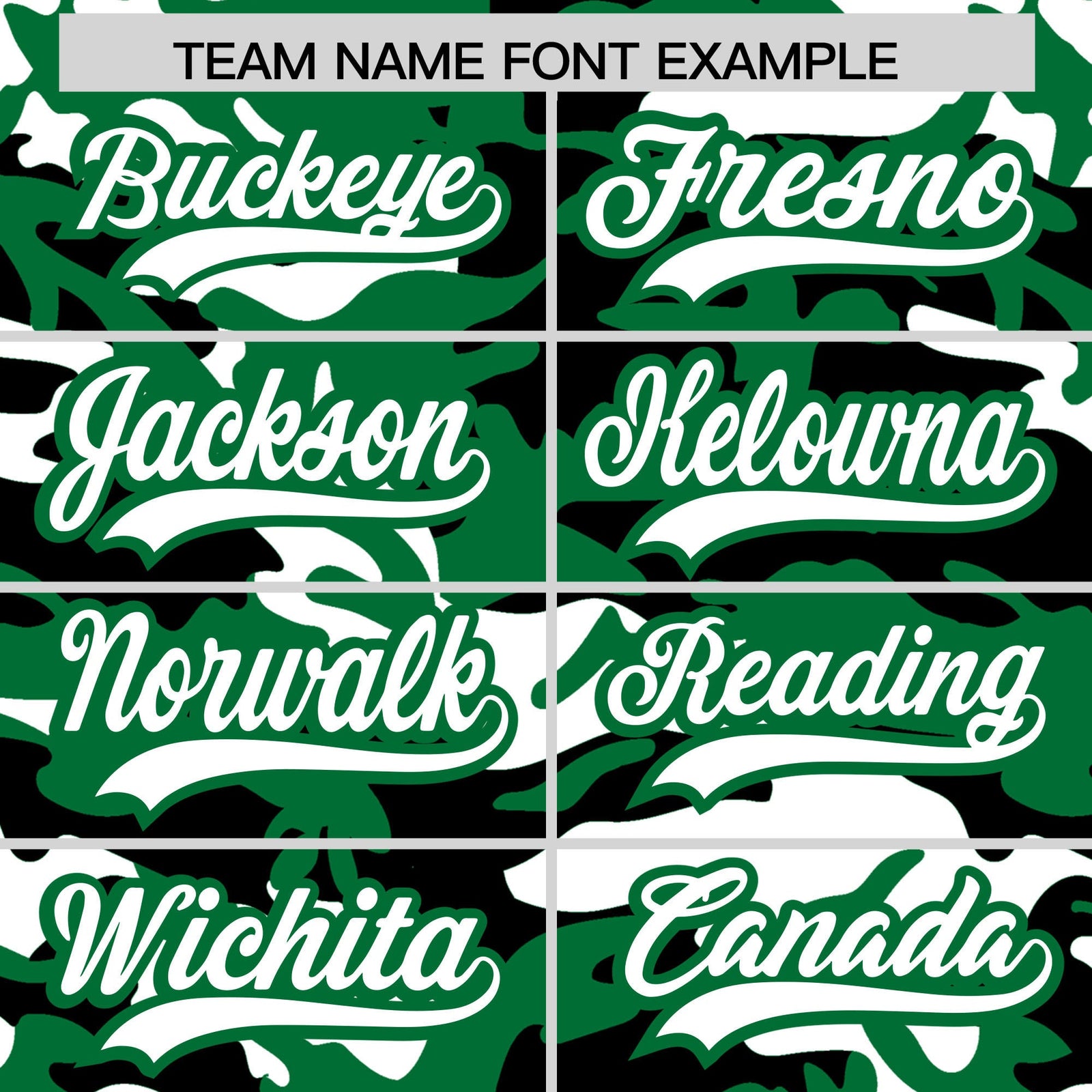 Custom Kelly Green Black White Camo Gradient Fashion Baseball Jersey | Perfect for Training,Sublimation Printed & Stitched,Add Name and Numbern,Perfect for Teams | KXKSHOP