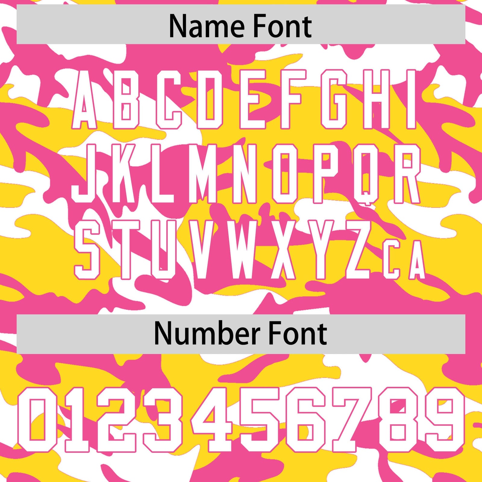 Custom Gold Pink White Camo Gradient Fashion Baseball Jersey | Perfect for Training,Sublimation Printed & Stitched,Add Name and Numbern,Perfect for Teams | KXKSHOP