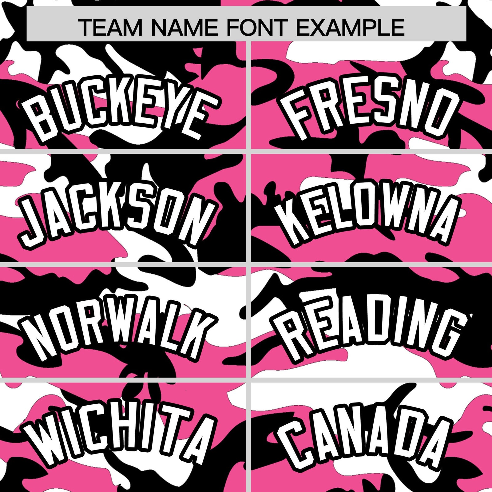 Custom Pink Black White Camo Gradient Fashion Baseball Jersey | Perfect for Training,Sublimation Printed & Stitched,Add Name and Numbern,Perfect for Teams | KXKSHOP
