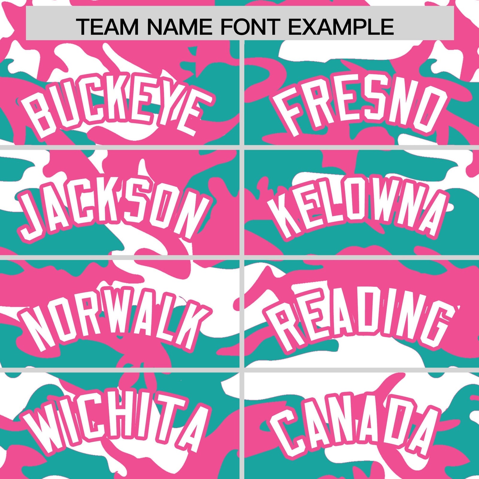 Custom Aqua White Pink Camo Gradient Fashion Baseball Jersey | Perfect for Training,Sublimation Printed & Stitched,Add Name and Numbern,Perfect for Teams | KXKSHOP