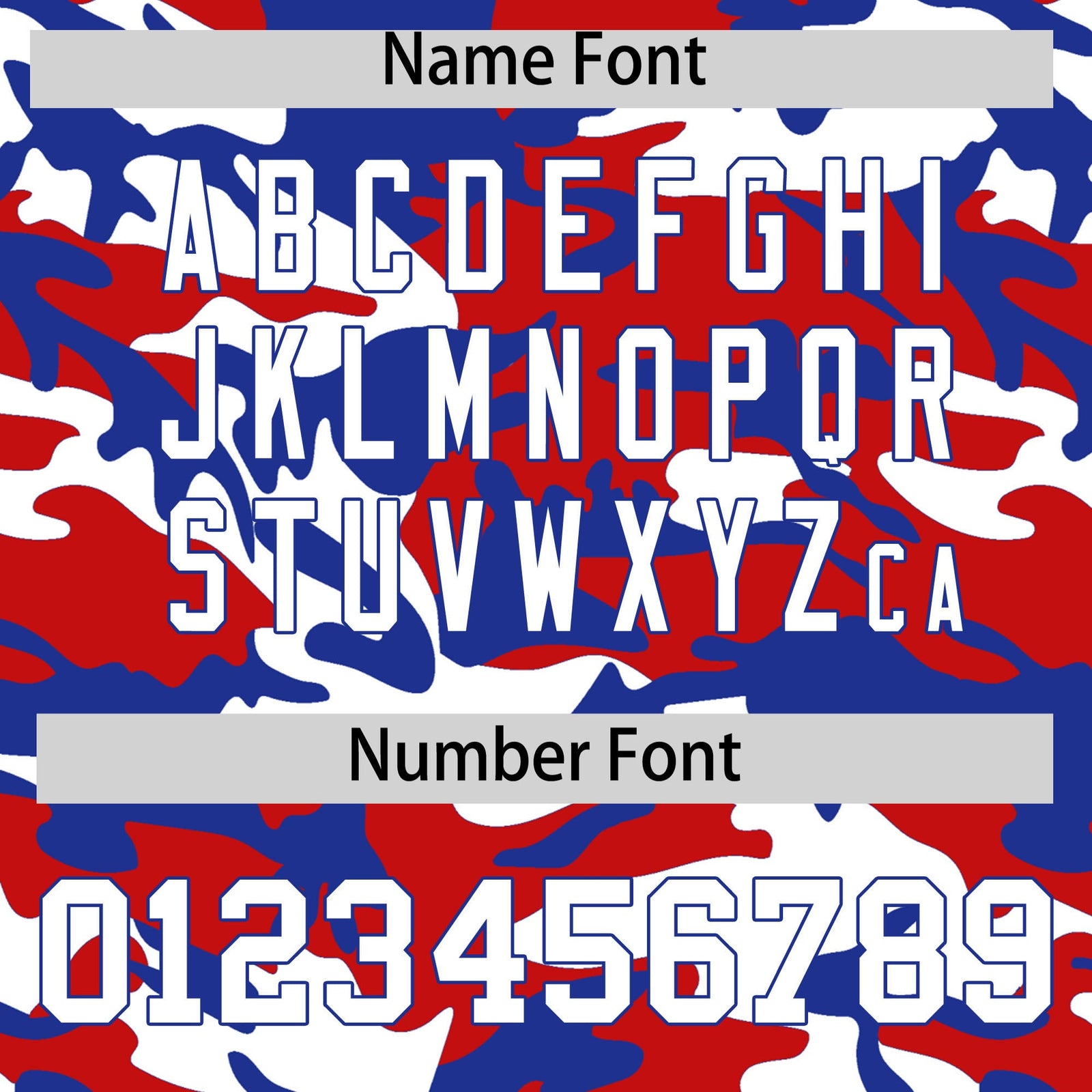 Custom Red White Royal Blue Camo Gradient Fashion Baseball Jersey | Perfect for Training,Sublimation Printed & Stitched,Add Name and Numbern,Perfect for Teams | KXKSHOP