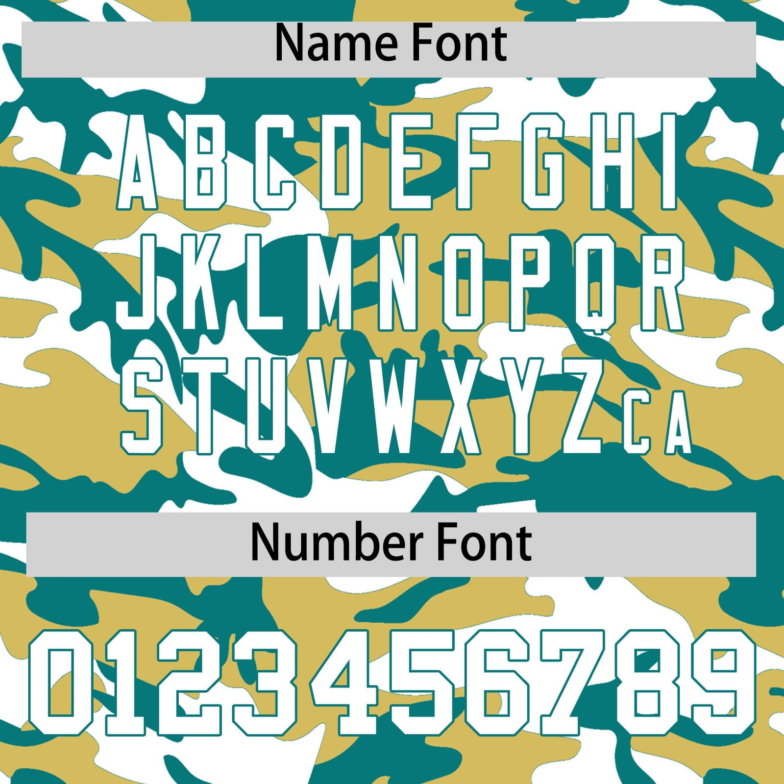 Custom Old Gold Teal White Camo Gradient Fashion Baseball Jersey | Perfect for Training,Sublimation Printed & Stitched,Add Name and Numbern,Perfect for Teams | KXKSHOP