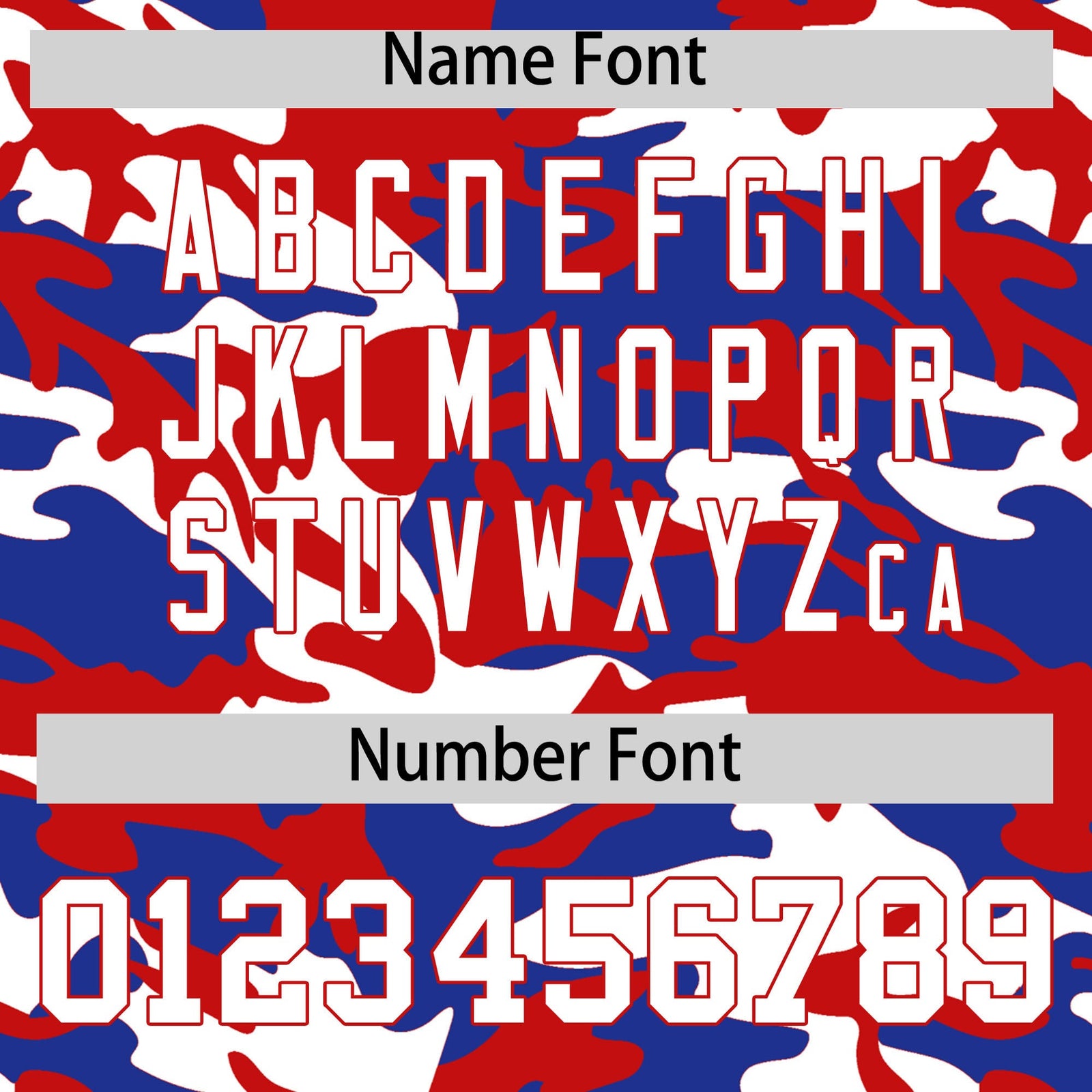 Custom Red Royal Blue White Camo Gradient Fashion Baseball Jersey | Perfect for Training,Sublimation Printed & Stitched,Add Name and Numbern,Perfect for Teams | KXKSHOP