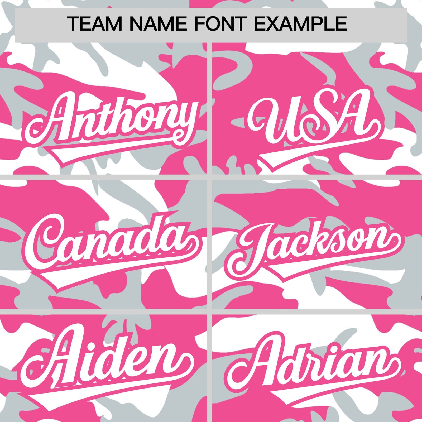 Custom Pink Silver White Camo Gradient Fashion Baseball Jersey | Perfect for Training,Sublimation Printed & Stitched,Add Name and Numbern,Perfect for Teams | KXKSHOP