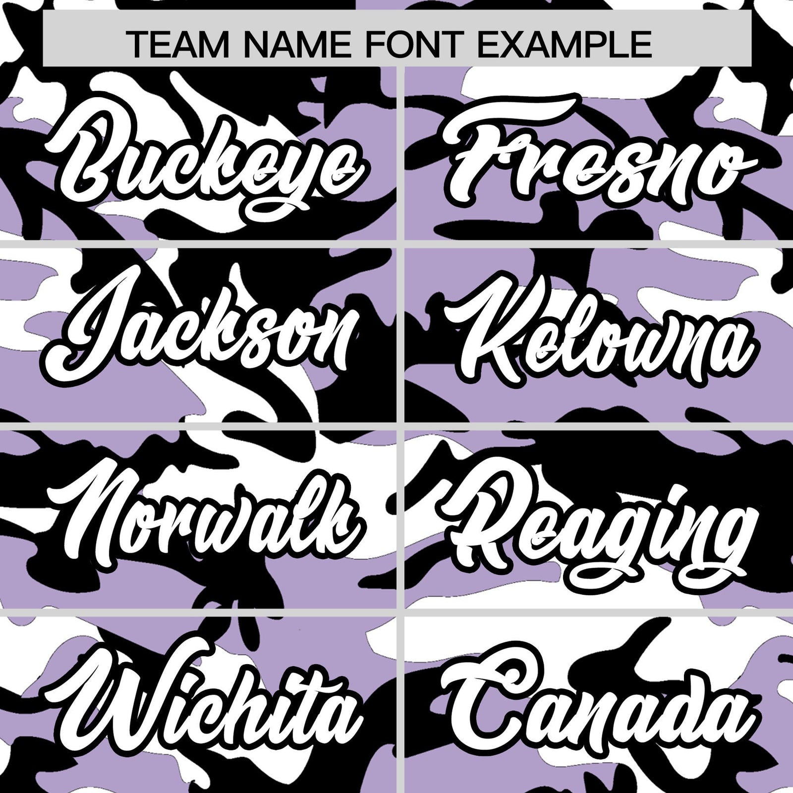 Custom Light Purple Black White Camo Gradient Fashion Baseball Jersey | Perfect for Training,Sublimation Printed & Stitched,Add Name and Numbern,Perfect for Teams | KXKSHOP