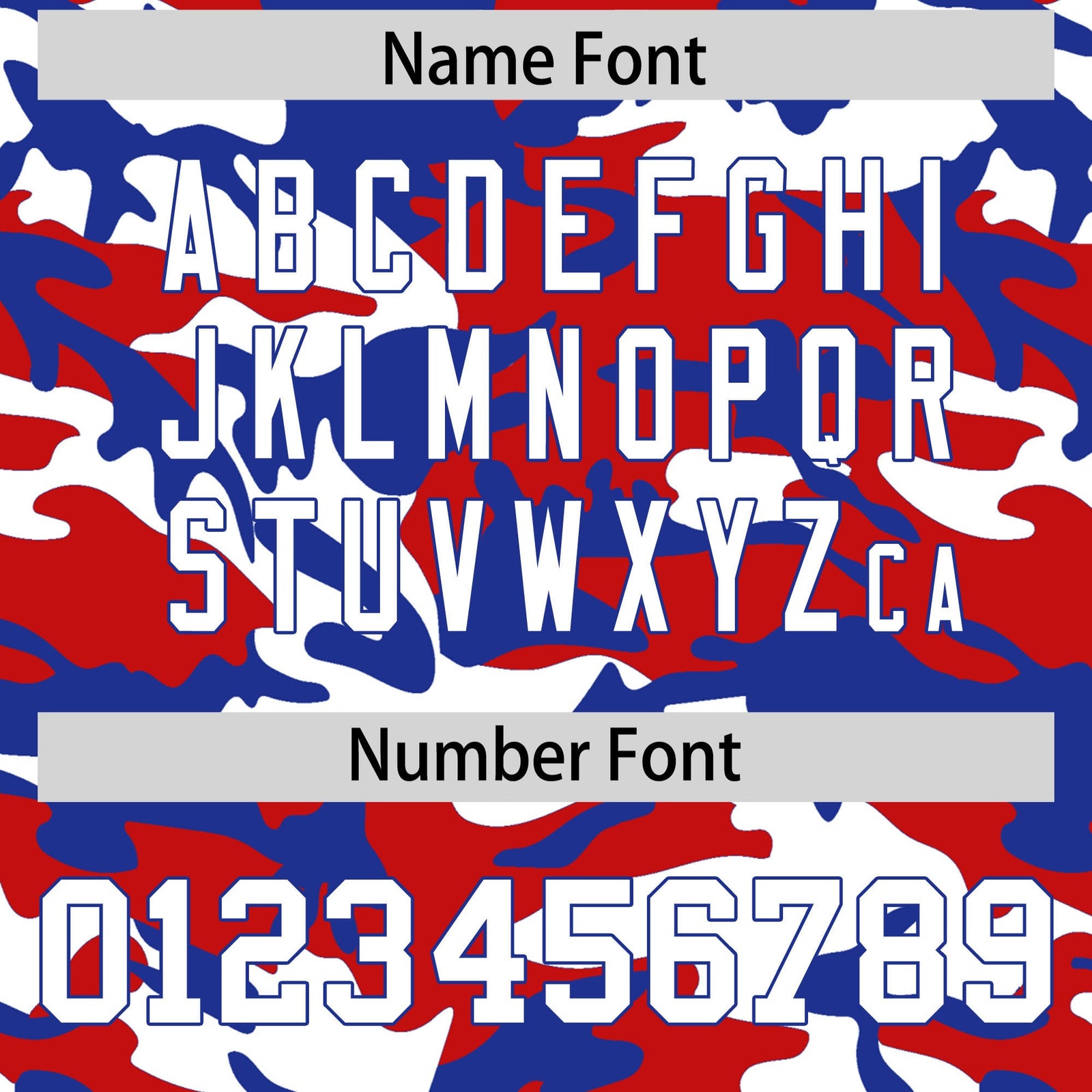 Custom Red White Royal Blue Camo Gradient Fashion Baseball Jersey | Perfect for Training,Sublimation Printed & Stitched,Add Name and Numbern,Perfect for Teams | KXKSHOP