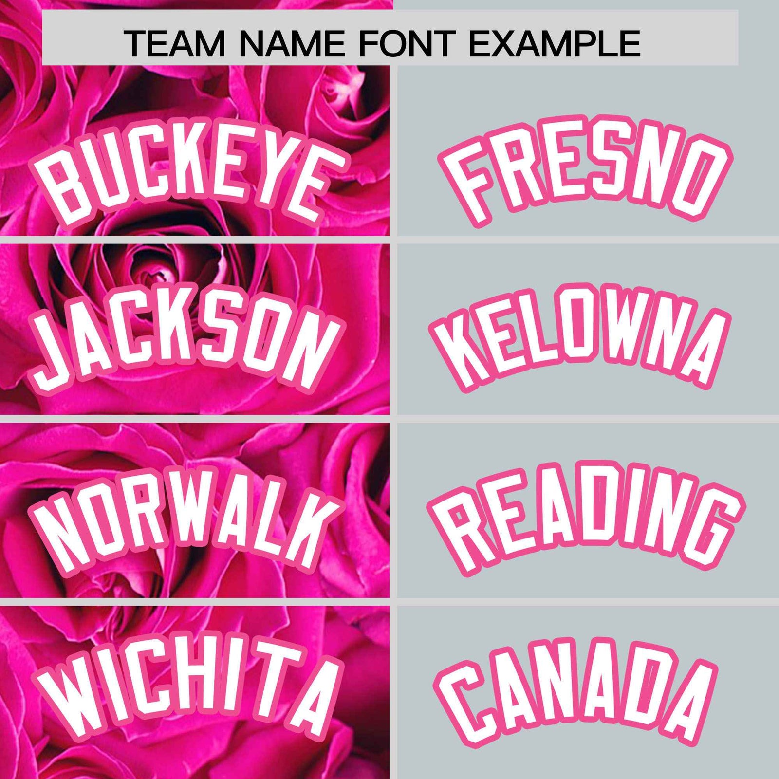 Custom Pink Silver Split Rose Print Authentic Baseball Jersey