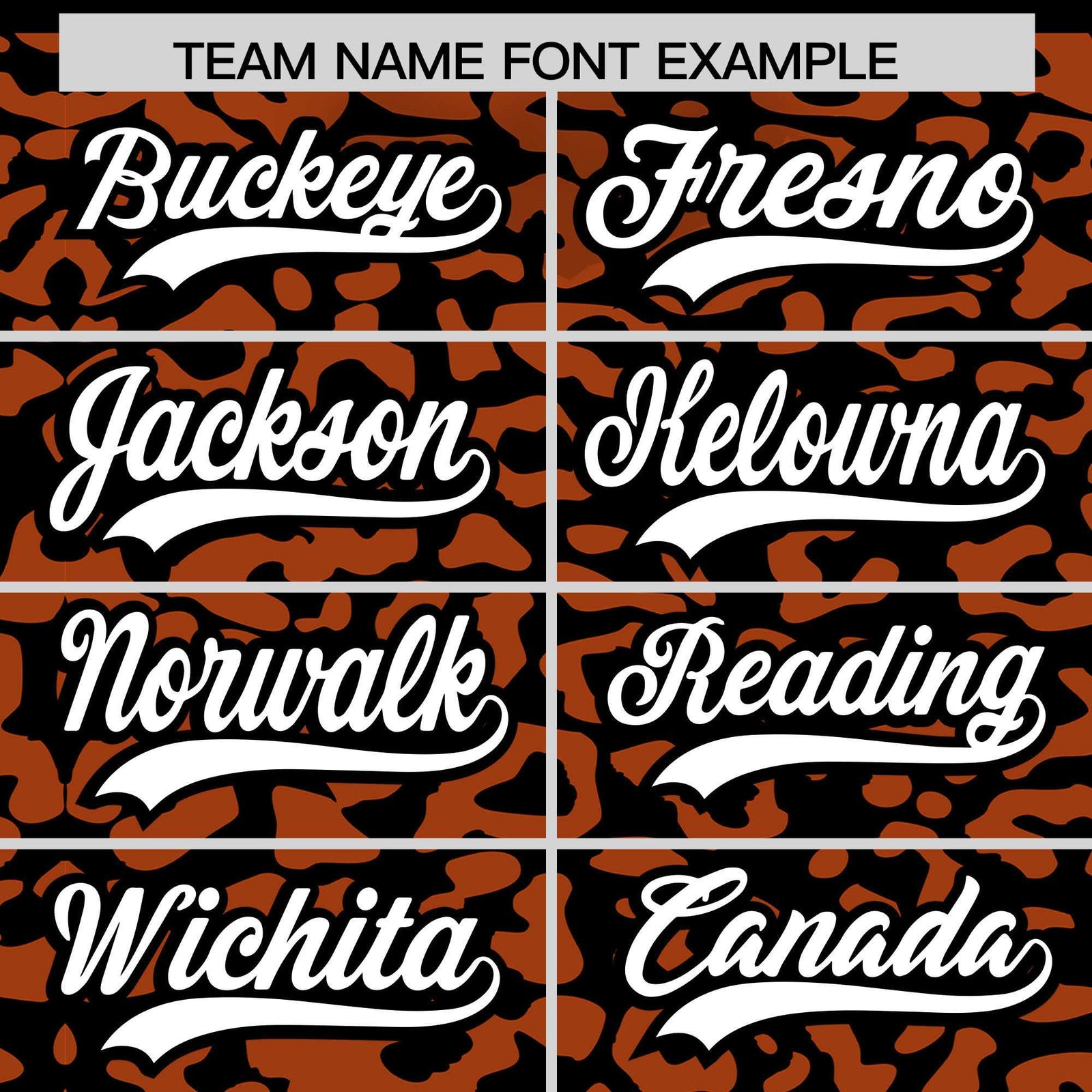 Custom Black Texas Orange Leopard Print Pattern Authentic Baseball Jersey