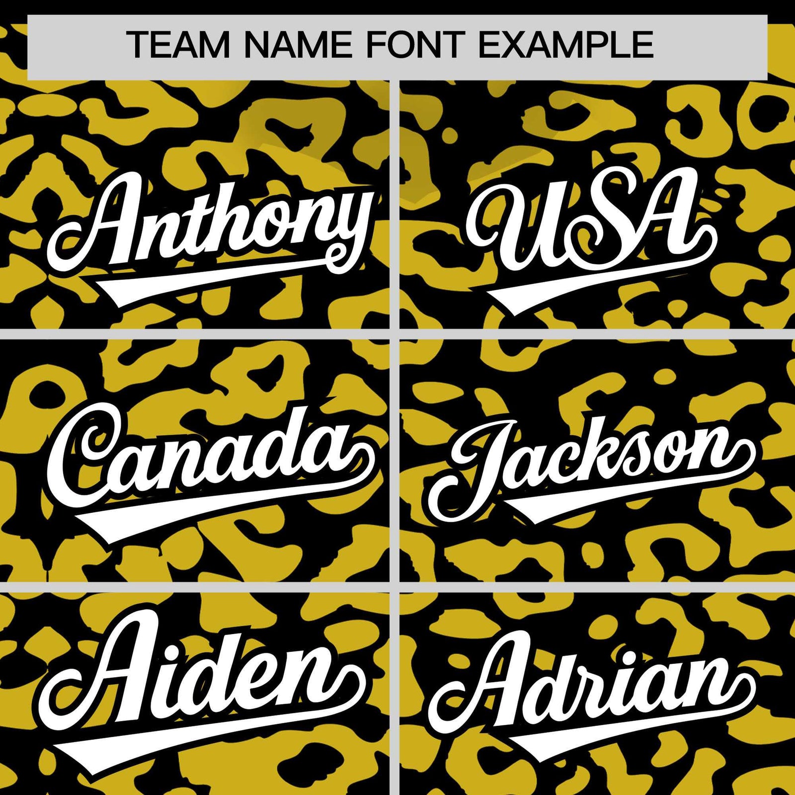 Custom Black Gold Leopard Print Pattern Authentic Baseball Jersey