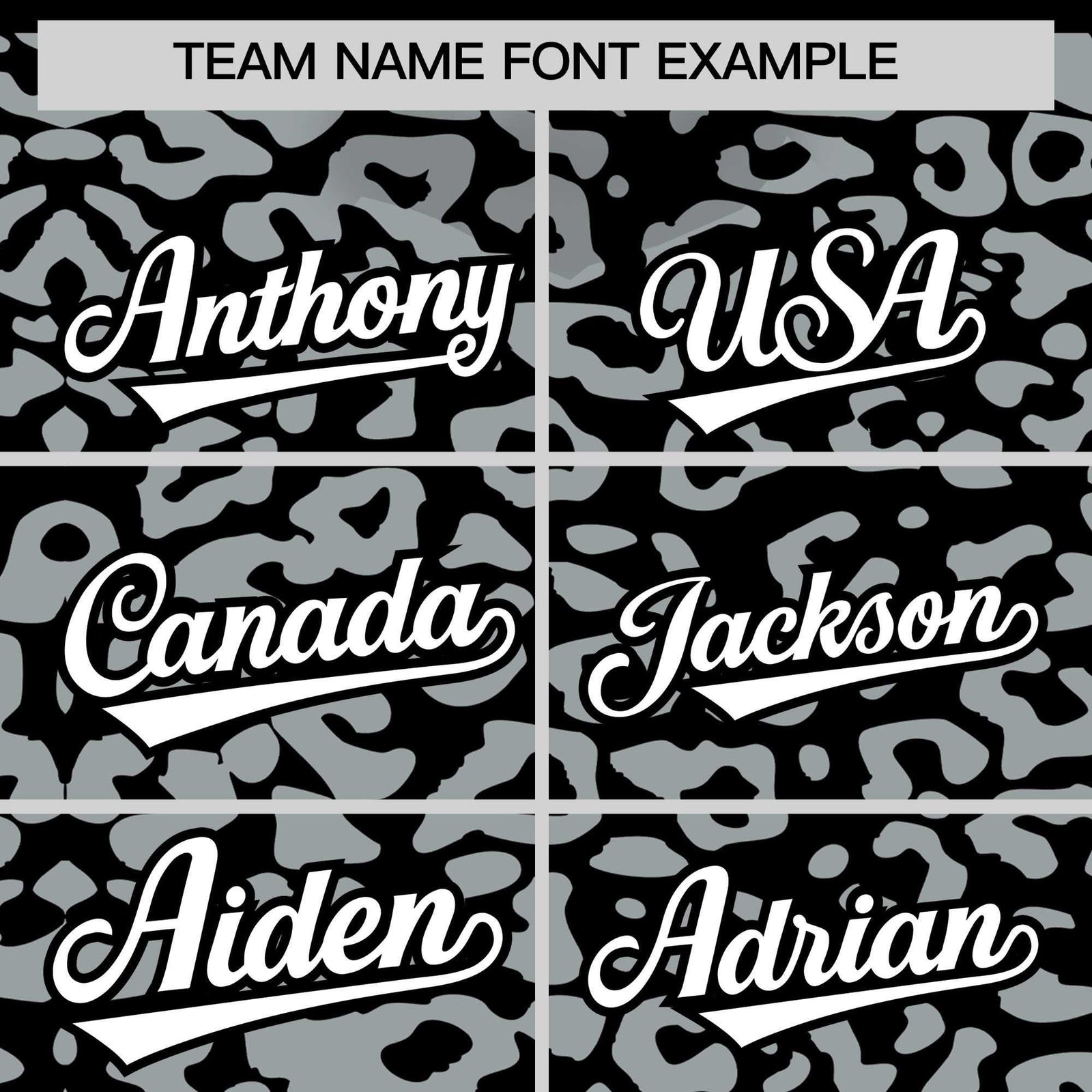 Custom Black Silver Leopard Print Pattern Authentic Baseball Jersey