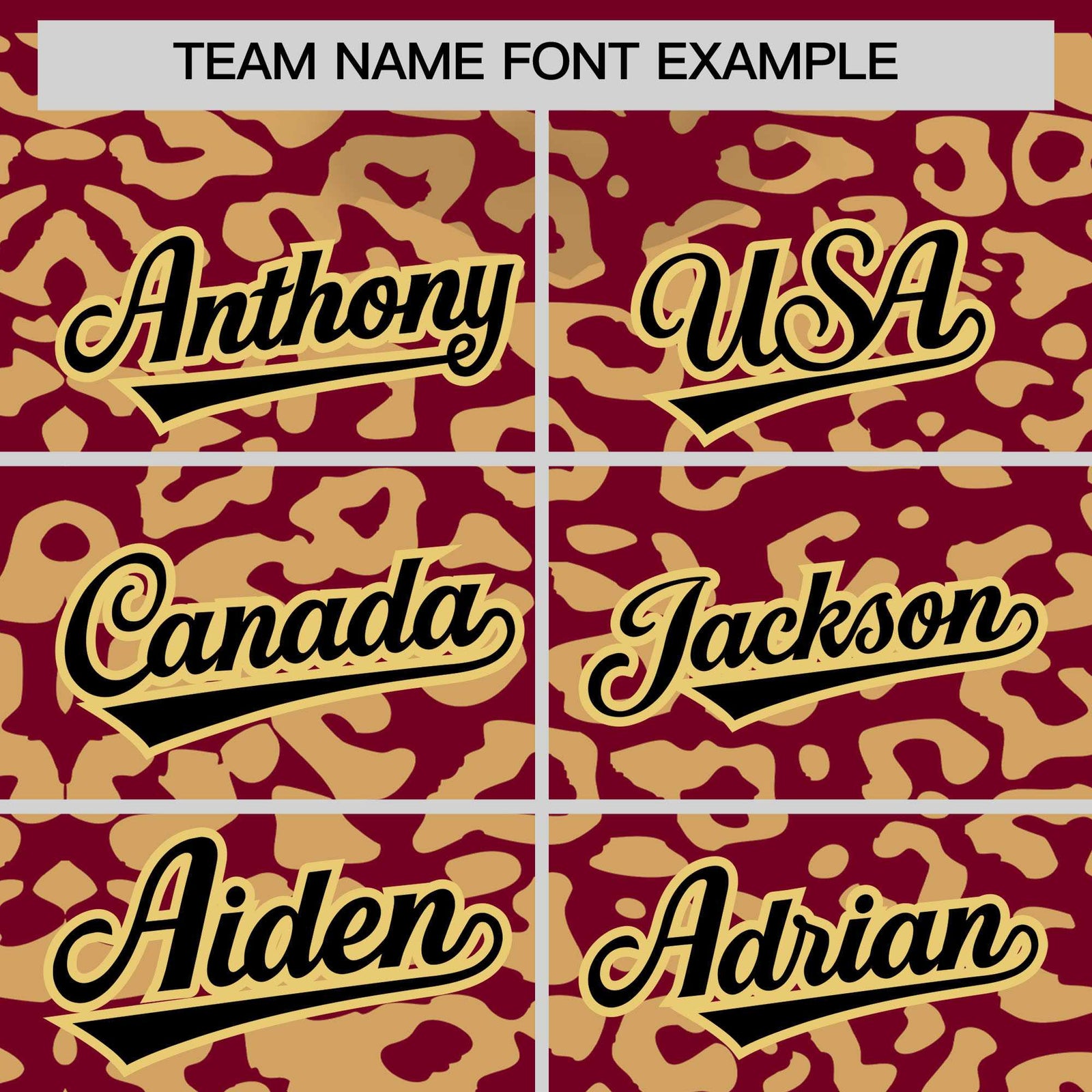 Custom Crimson Khaki Leopard Print Pattern Authentic Baseball Jersey