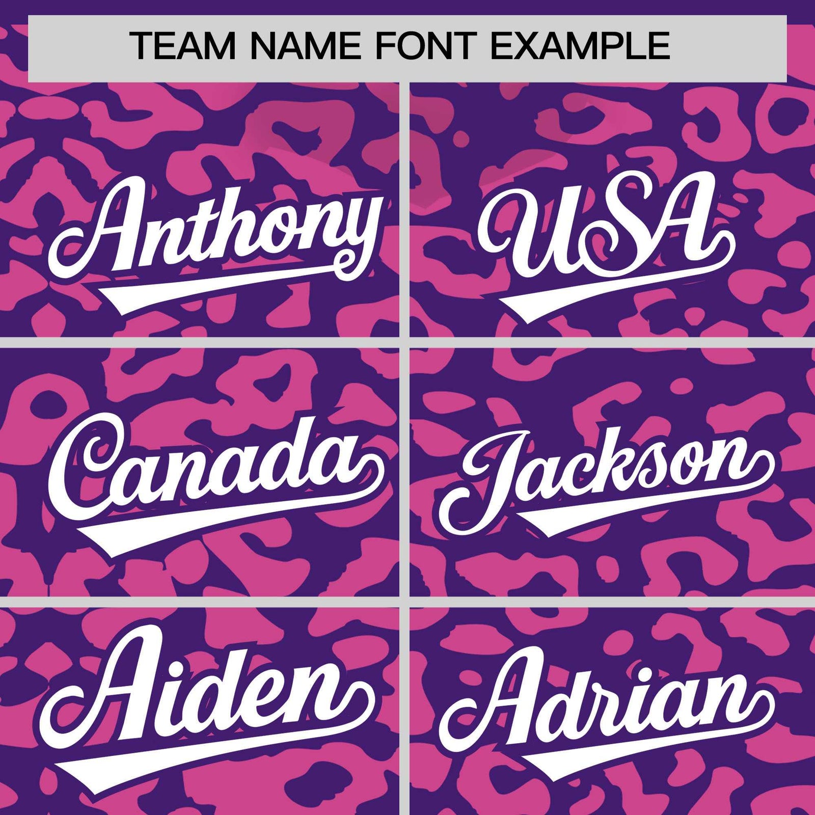 Custom Purple Pink Leopard Print Pattern Authentic Baseball Jersey