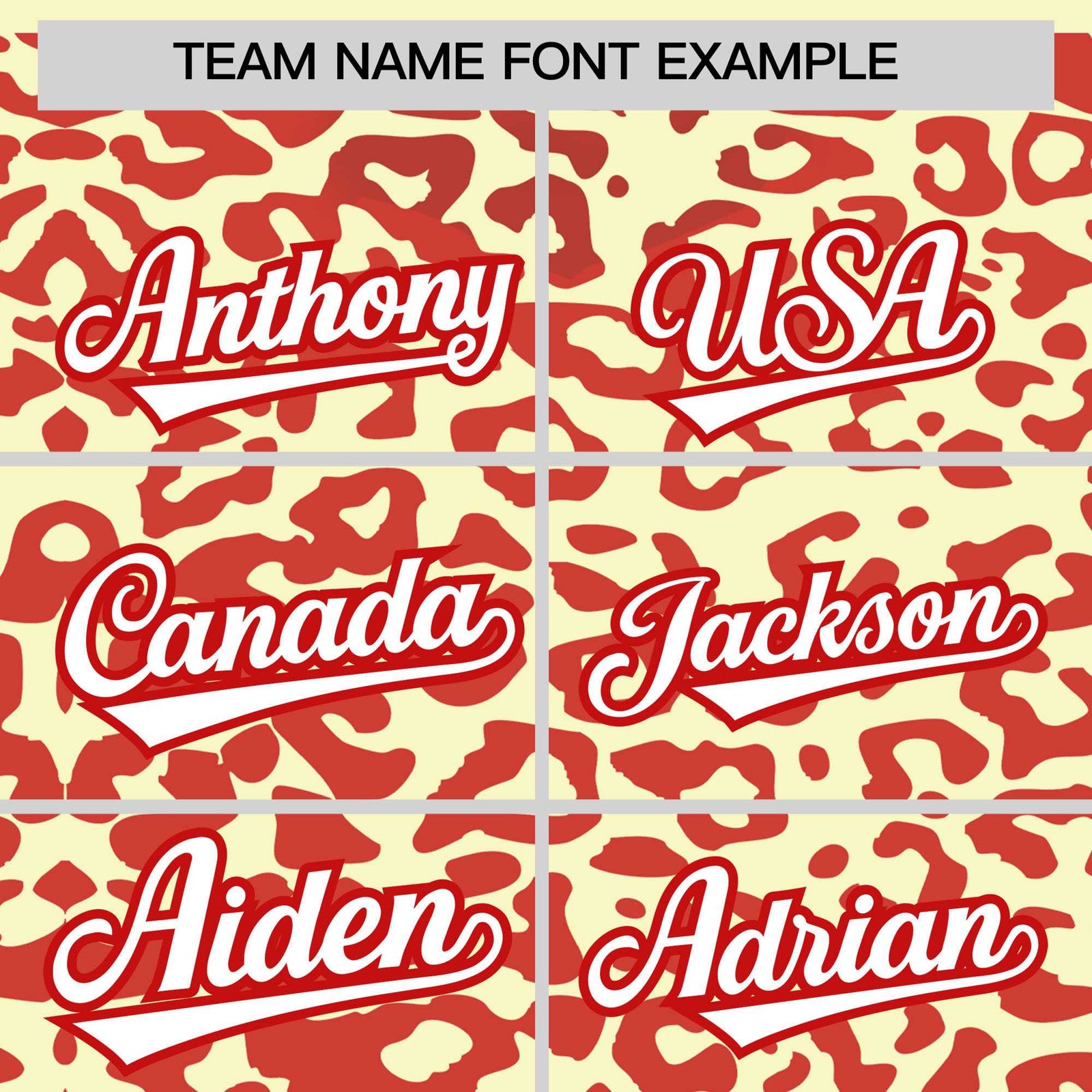 Custom Cream Red Leopard Print Pattern Authentic Baseball Jersey