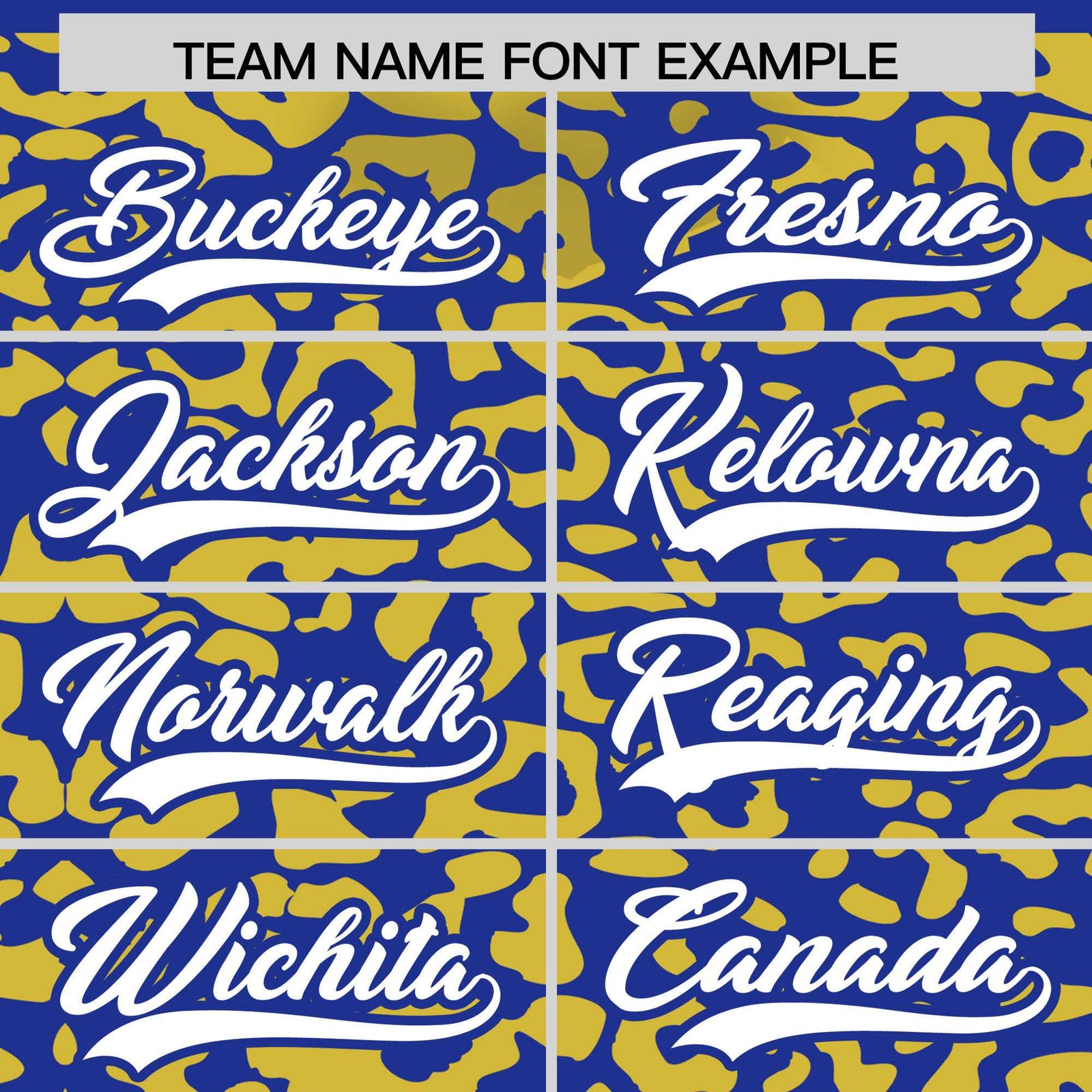 Custom Royal Gold Leopard Print Pattern Authentic Baseball Jersey