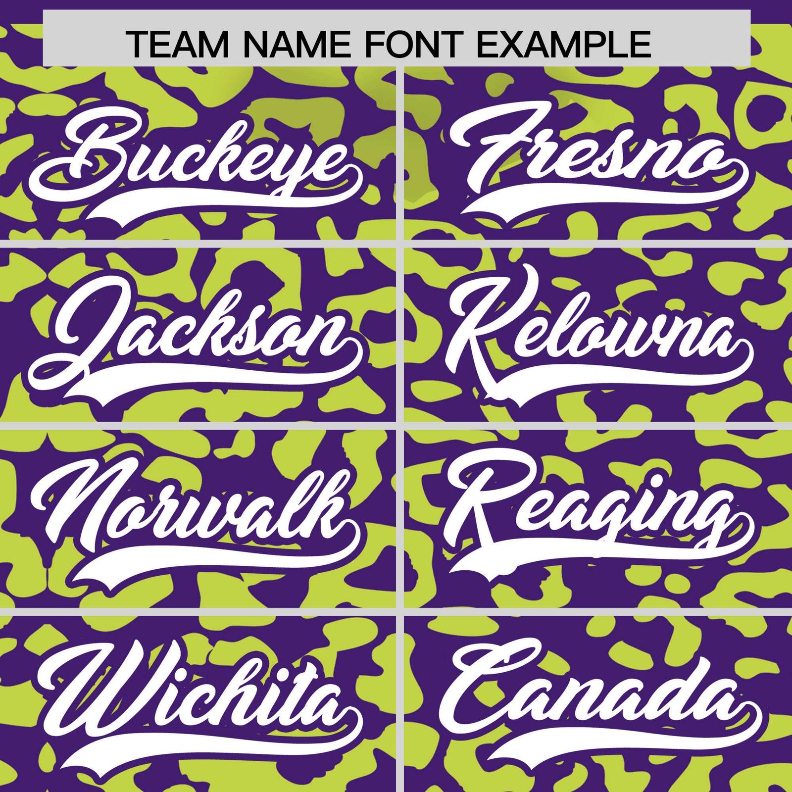 Custom Purple Fluorescent Green Leopard Print Pattern Authentic Baseball Jersey