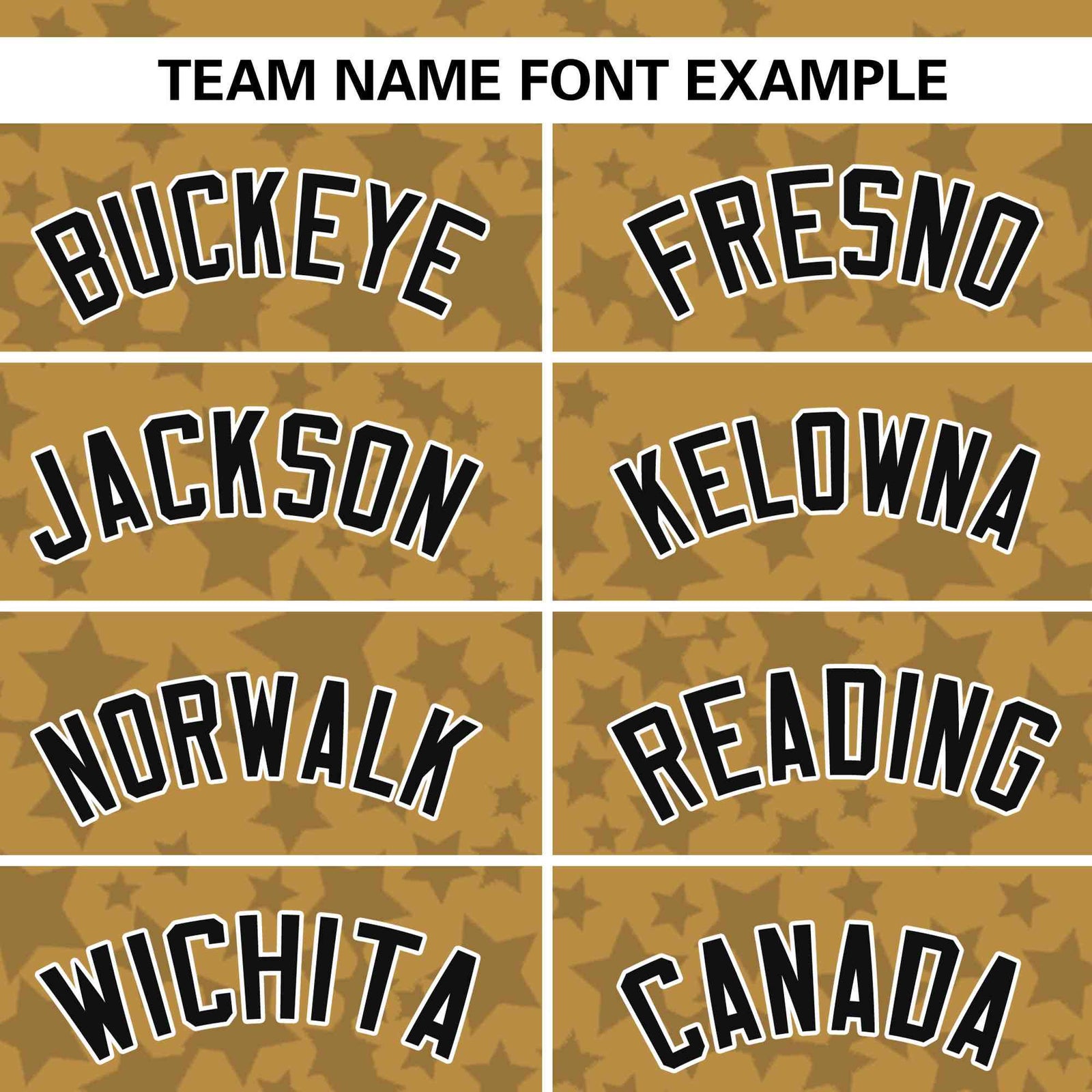 Custom Old Gold Black Personalized Star Graffiti Pattern Authentic Baseball Jersey