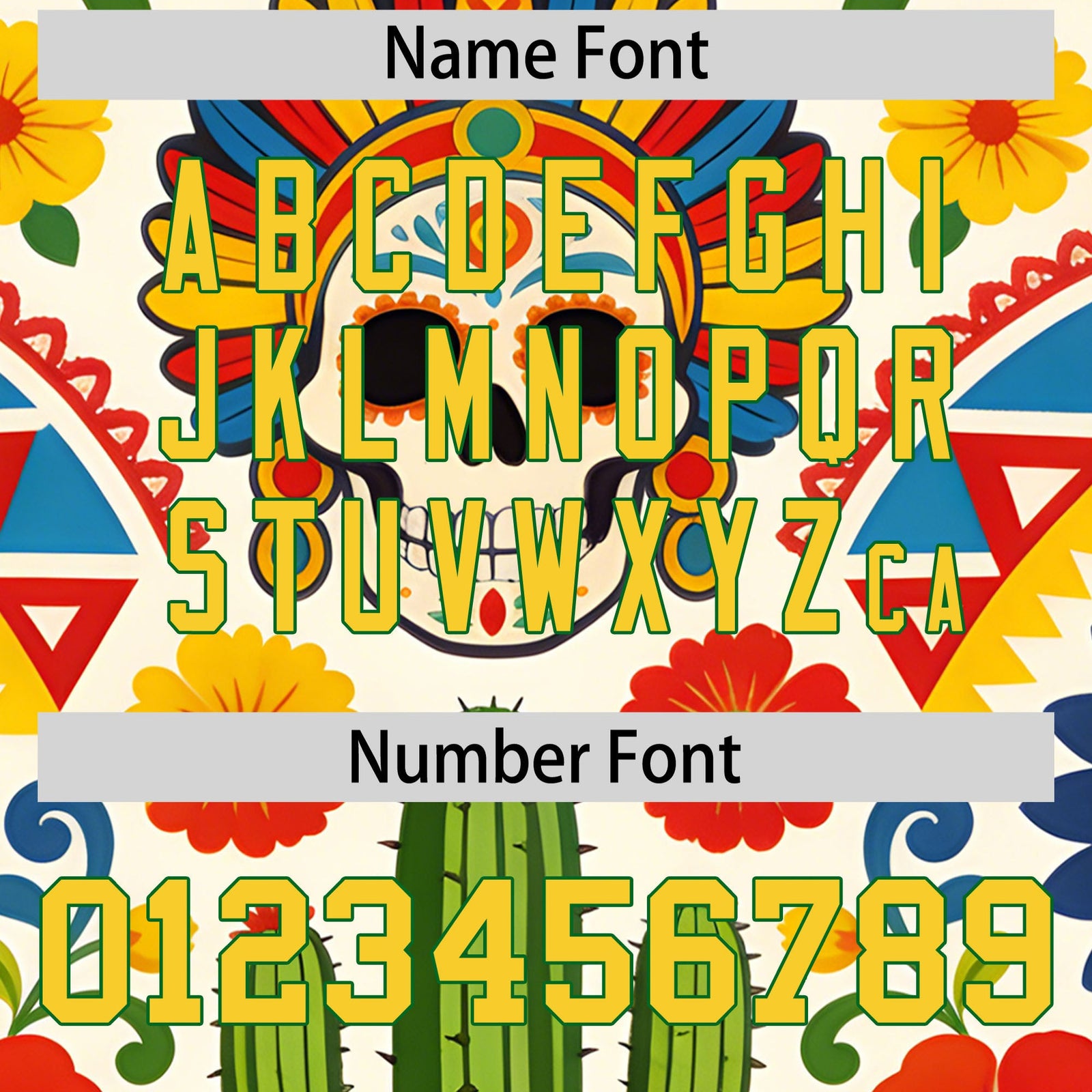 Custom White Kelly Green Gold Graffiti Pattern Mexican style Stretch Fabric Baseball Jersey| KXKSHOP