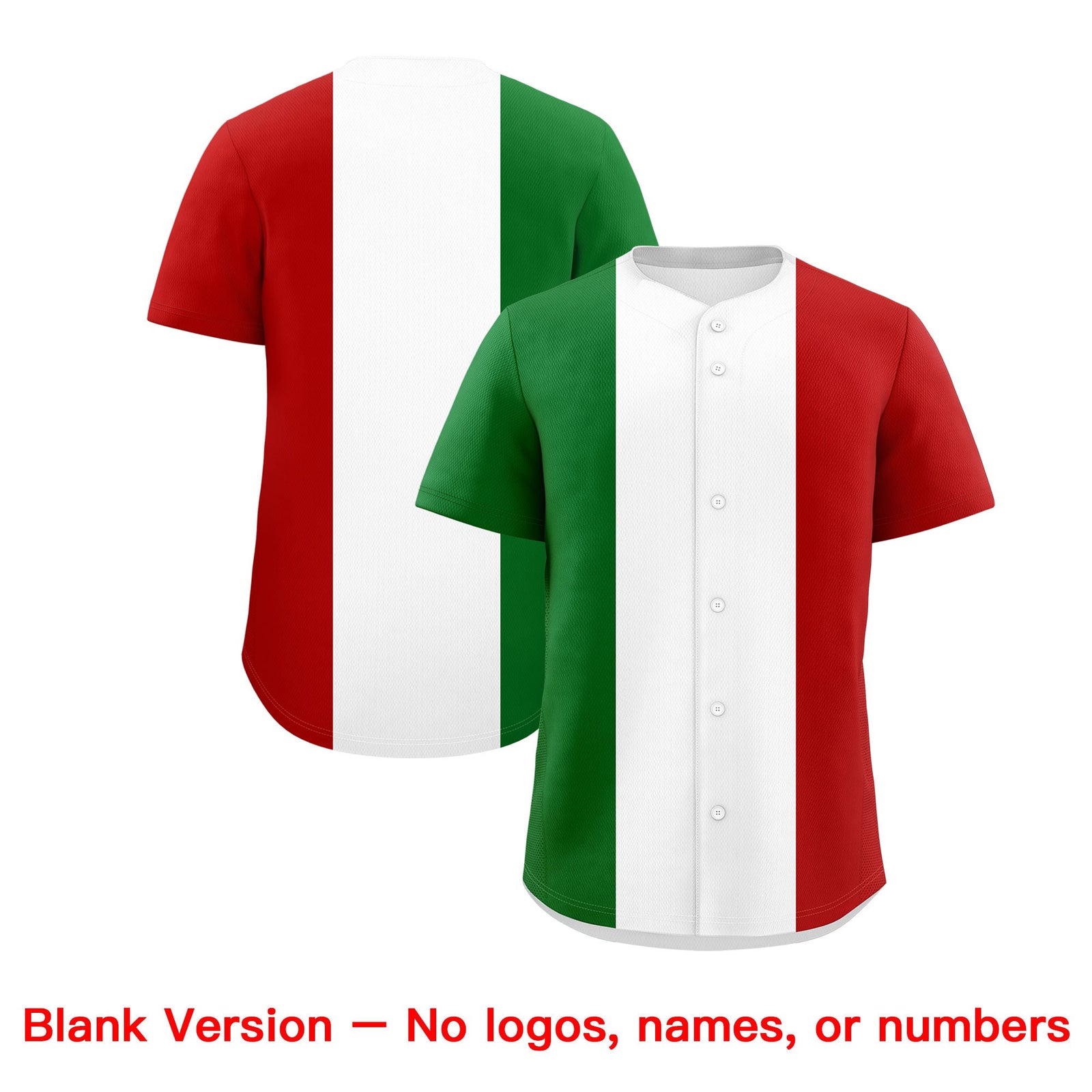 Custom Kelly Green White Red Graffiti Pattern Mexican style Stretch Fabric Baseball Jersey| KXKSHOP