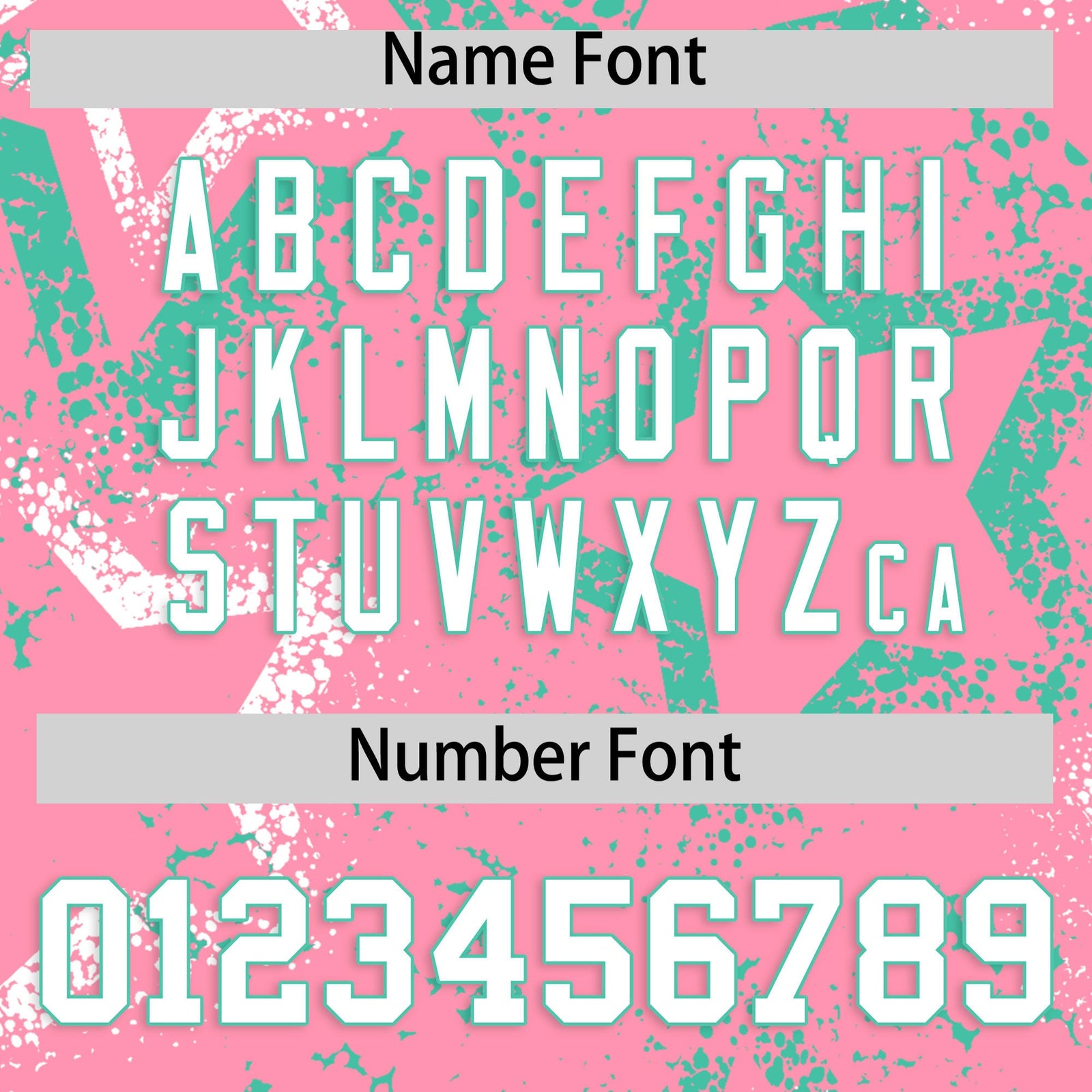 Custom Light Pink White Bright Green Star-Shaped Ink Texture Graffiti Pattern Baseball Jersey | Sublimation Printed & Stitched,Add Name and Numbern,Perfect for Parties,Perfect for Training | KXKSHOP