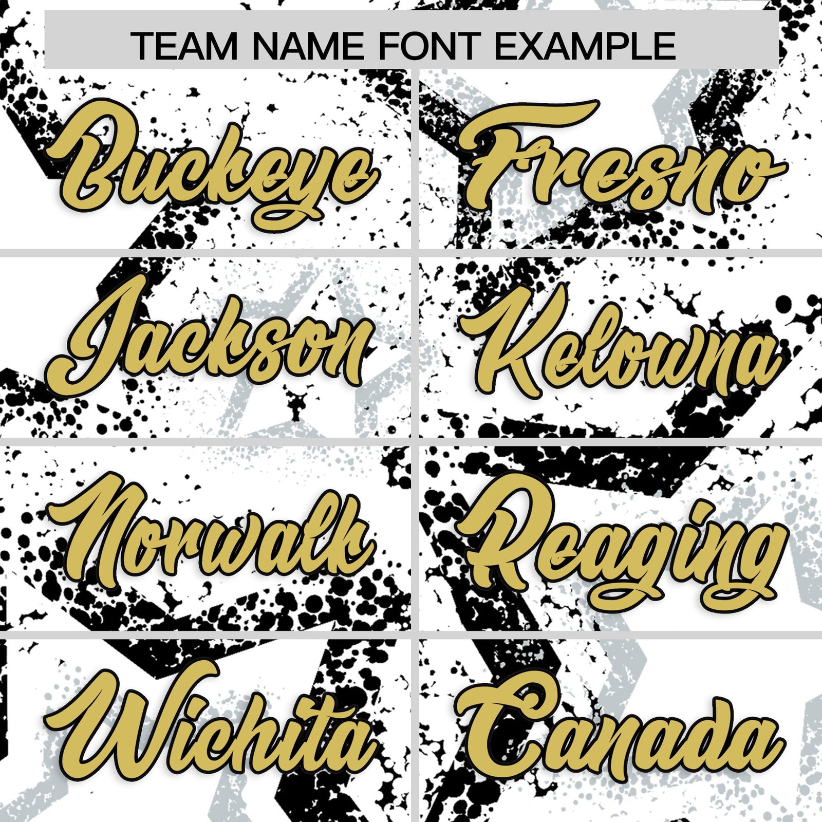 Custom White Silver Old Gold Star-Shaped Ink Texture Graffiti Pattern Baseball Jersey | Sublimation Printed & Stitched,Add Name and Numbern,Perfect for Parties,Perfect for Training | KXKSHOP