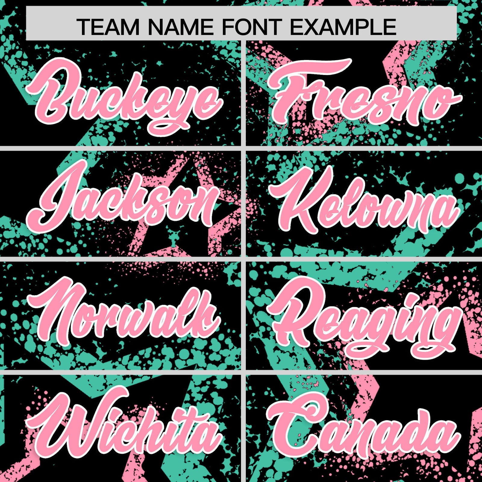 Custom Black Light Pink White Star-Shaped Ink Texture Graffiti Pattern Baseball Jersey | Sublimation Printed & Stitched,Add Name and Numbern,Perfect for Parties,Perfect for Training | KXKSHOP