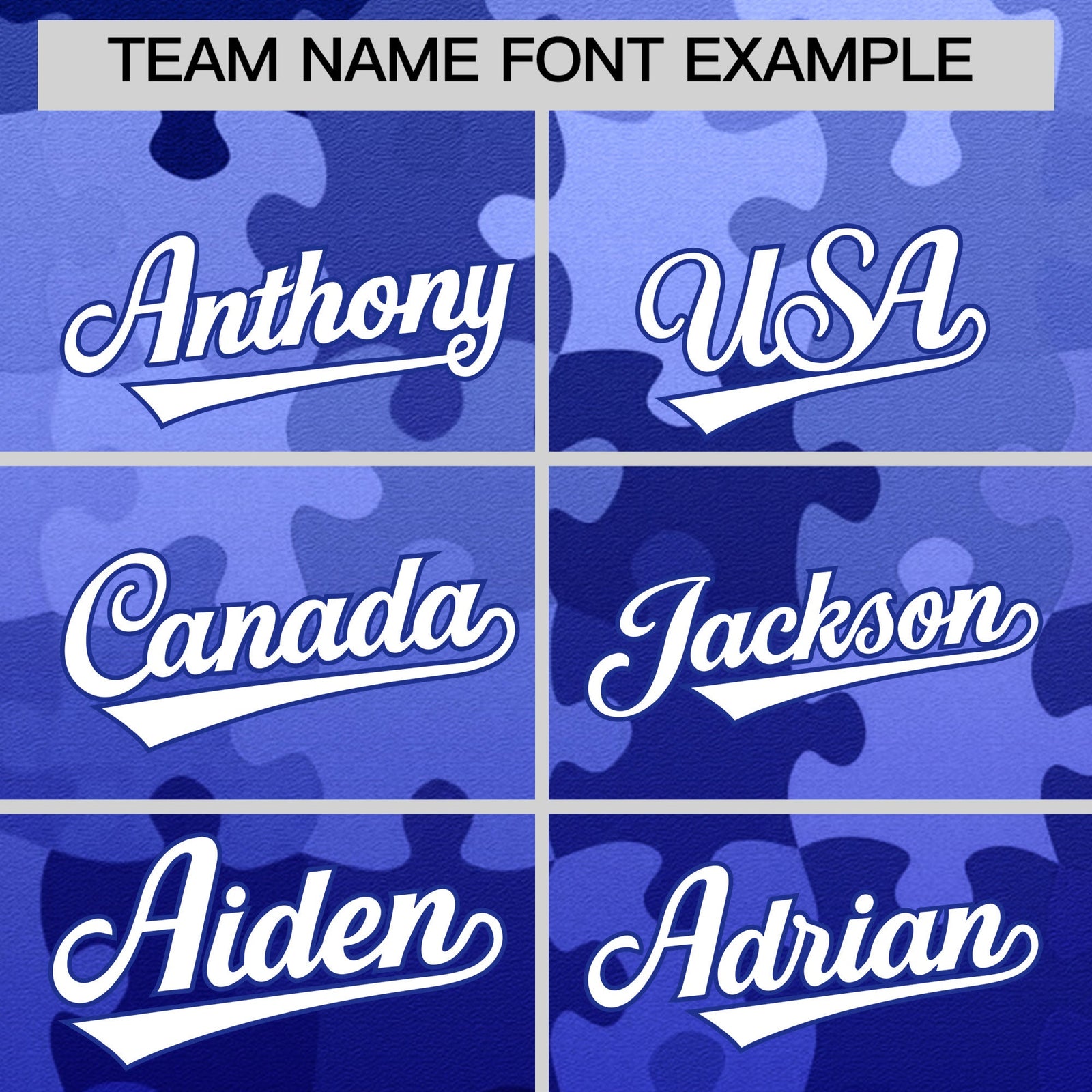 Custom White Royal Blue Puzzle Elements Baseball Jersey | Sublimation Printed & Stitched,Add Name and Numbern,Perfect for Teams | KXKSHOP