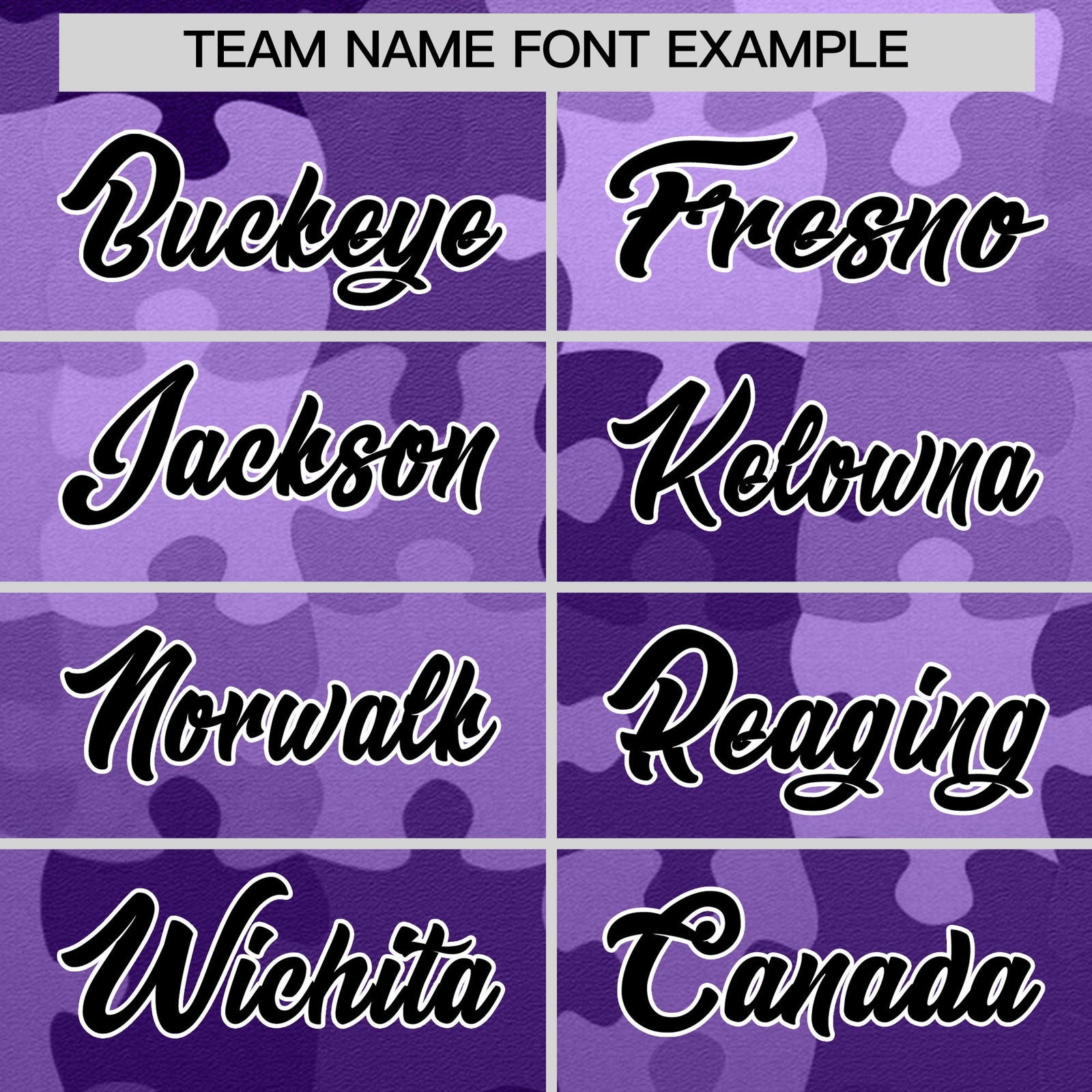 Custom Purple Black White Puzzle Elements Baseball Jersey | Sublimation Printed & Stitched,Add Name and Numbern,Perfect for Teams | KXKSHOP