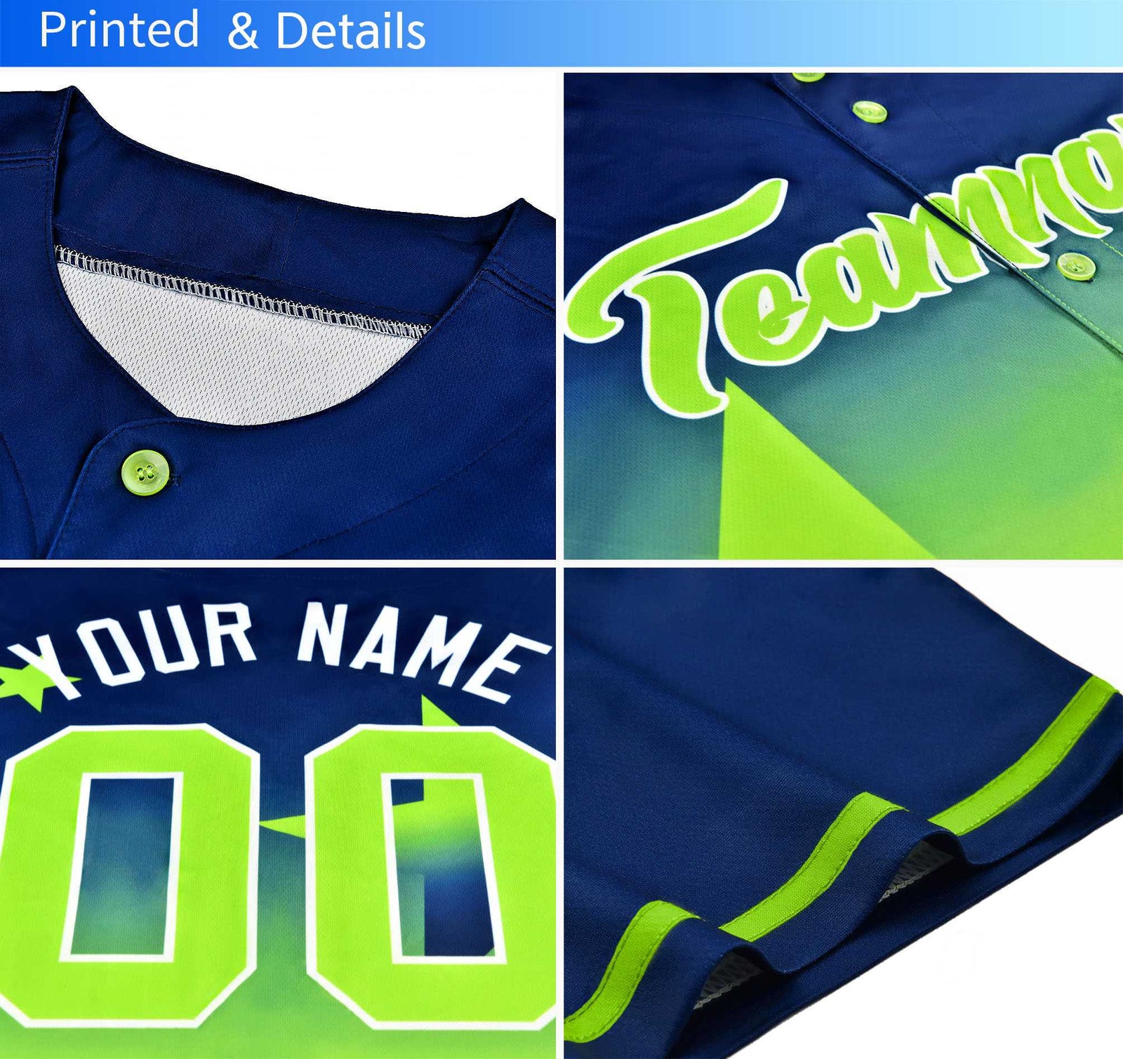 Custom Navy Orange Diagonal Stripe Personalized Gradient Fashion Baseball Jersey