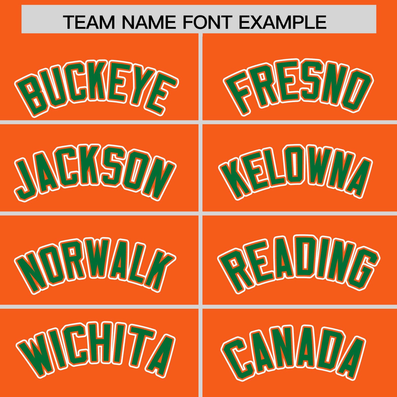 Custom Orange Kelly Green Personalized Edge Color Block Authentic Baseball Jersey