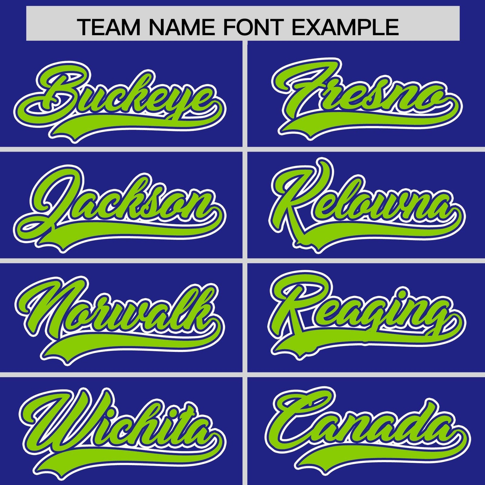 Custom Royal Neon Green Personalized Edge Color Block Authentic Baseball Jersey