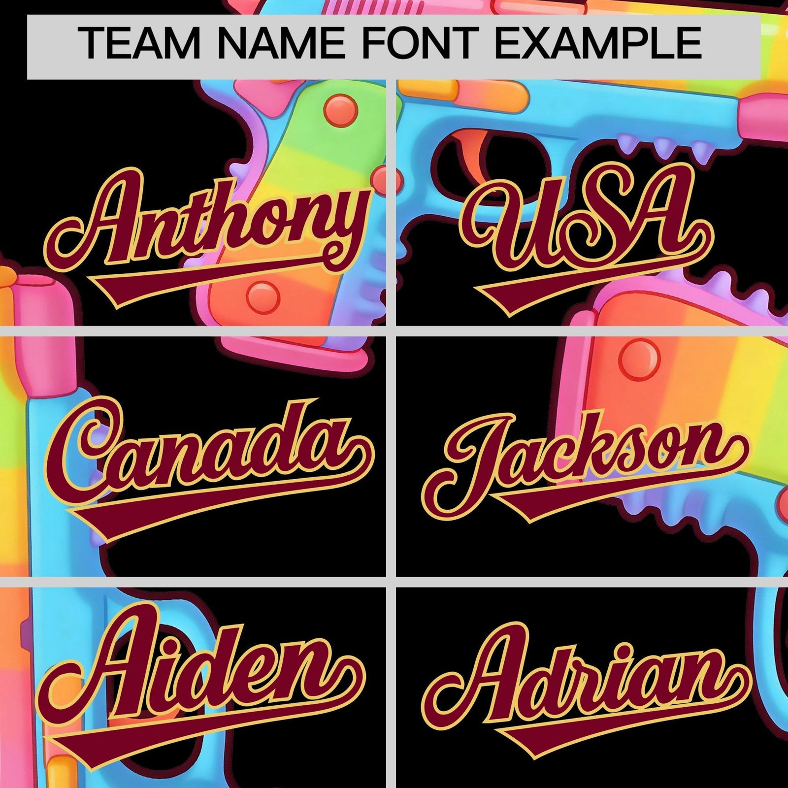Custom Youth Baseball Jersey Black Crimson Sugar-Coated Firepower Graffiti Pattern Hip-hop