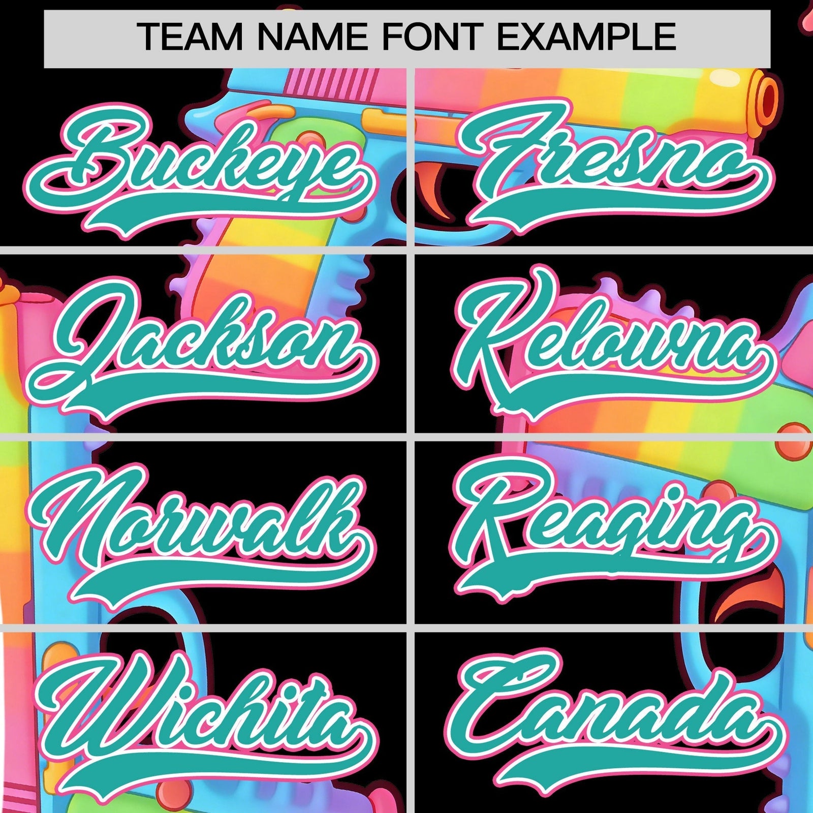 Custom Youth Baseball Jersey Black Aqua Sugar-Coated Firepower Graffiti Pattern Urban Fashion