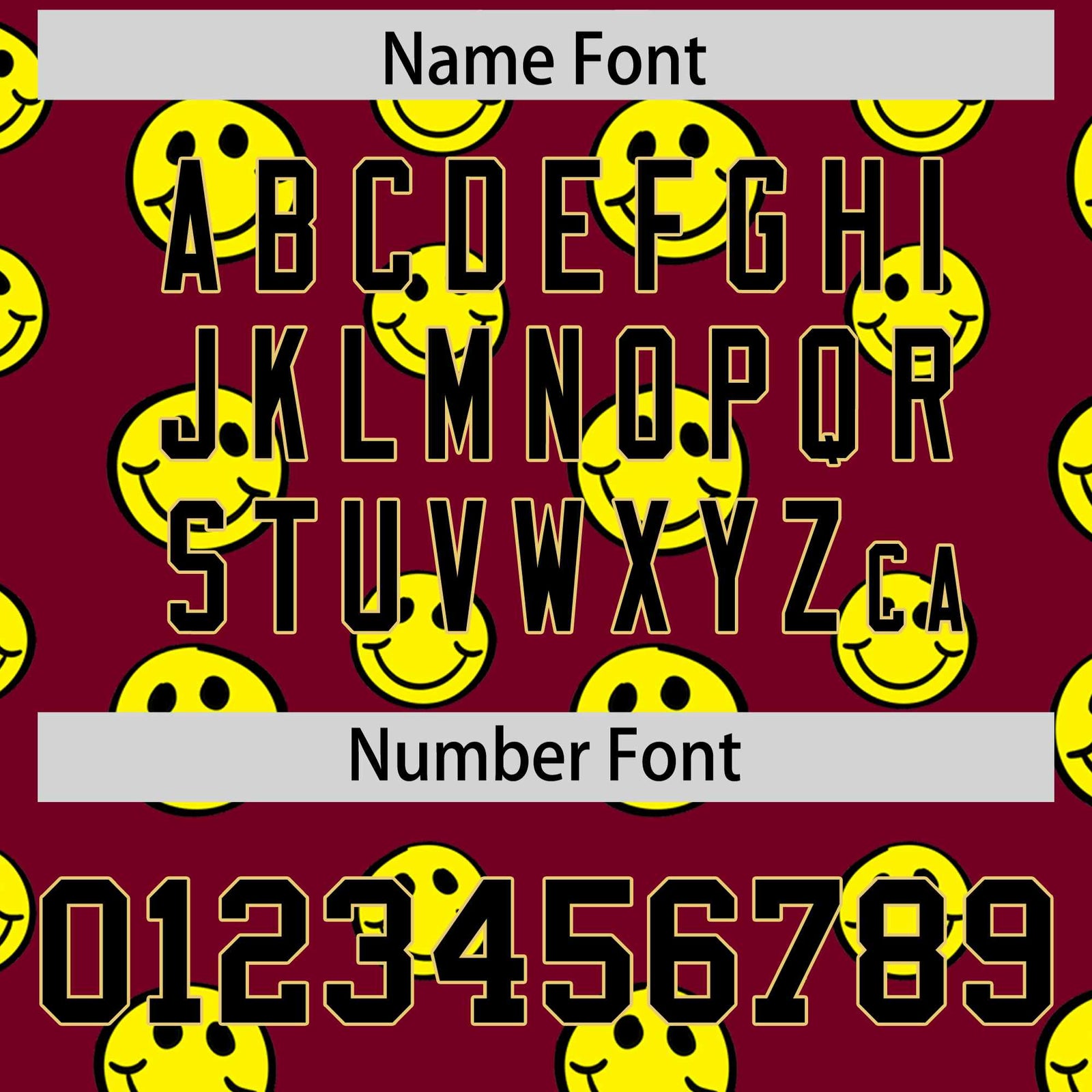 Custom Khaki Crimson Graffiti Gradient Pattern Authentic Smile Baseball Jersey