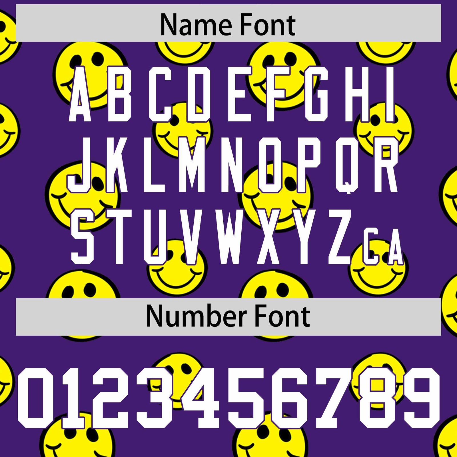 Custom Gold Purple Graffiti Gradient Pattern Authentic Smile Baseball Jersey
