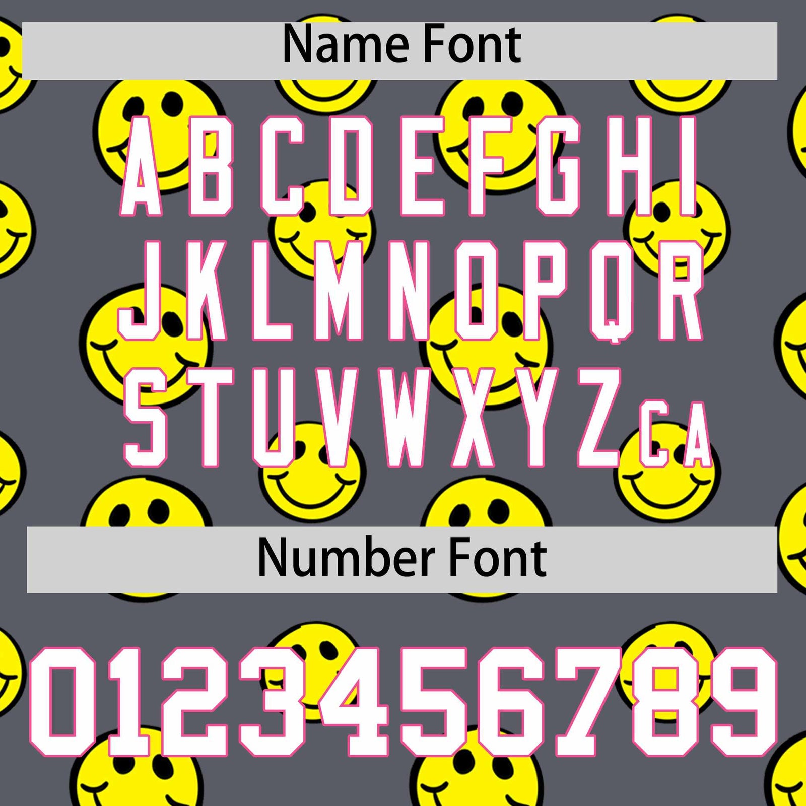 Custom Pink Dark Gray Graffiti Gradient Pattern Authentic Smile Baseball Jersey