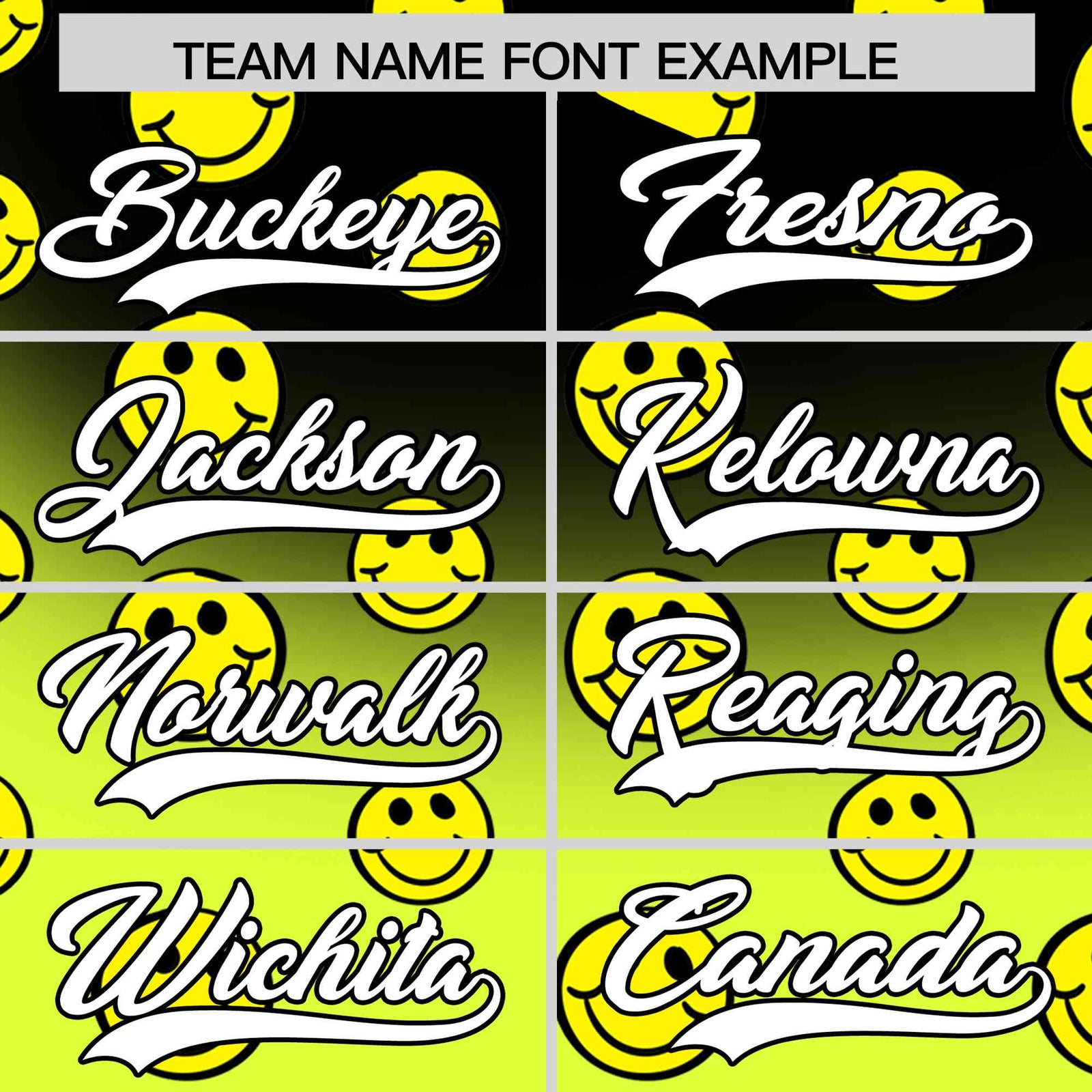 Custom Black Fluorescent Green Graffiti Gradient Pattern Authentic Smile Baseball Jersey