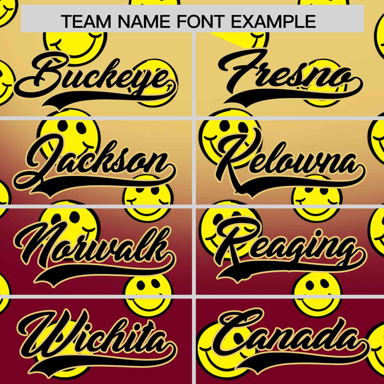 Custom Khaki Crimson Graffiti Gradient Pattern Authentic Smile Baseball Jersey