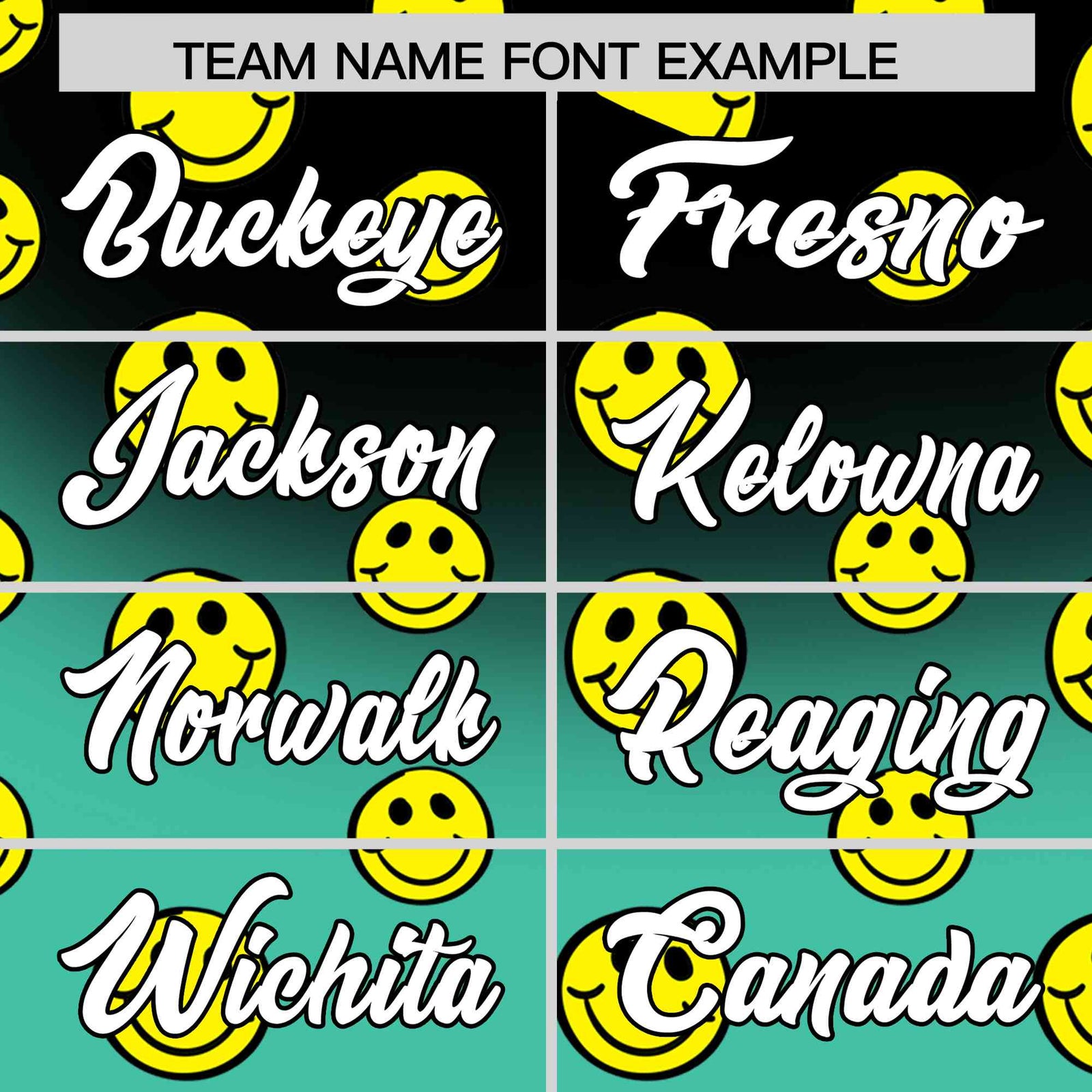 Custom Black Bright Green Graffiti Gradient Pattern Authentic Smile Baseball Jersey