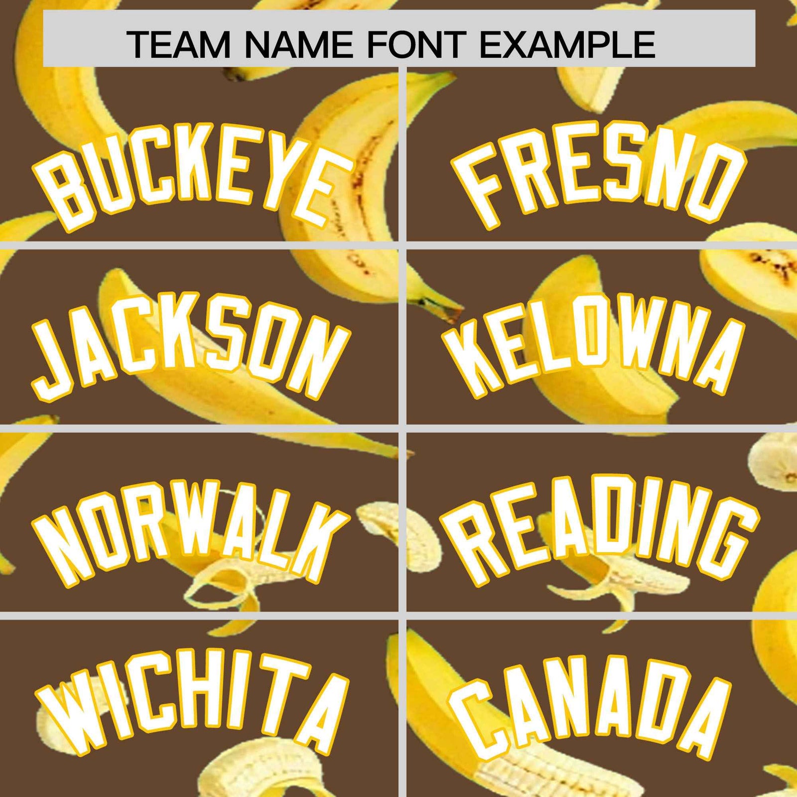 Custom Light Brown Banana Graffiti Pattern Fashion Authentic Baseball Jersey | Graffiti Pattern | Embroidery&Dye-sublimation printing | KXKSHOP