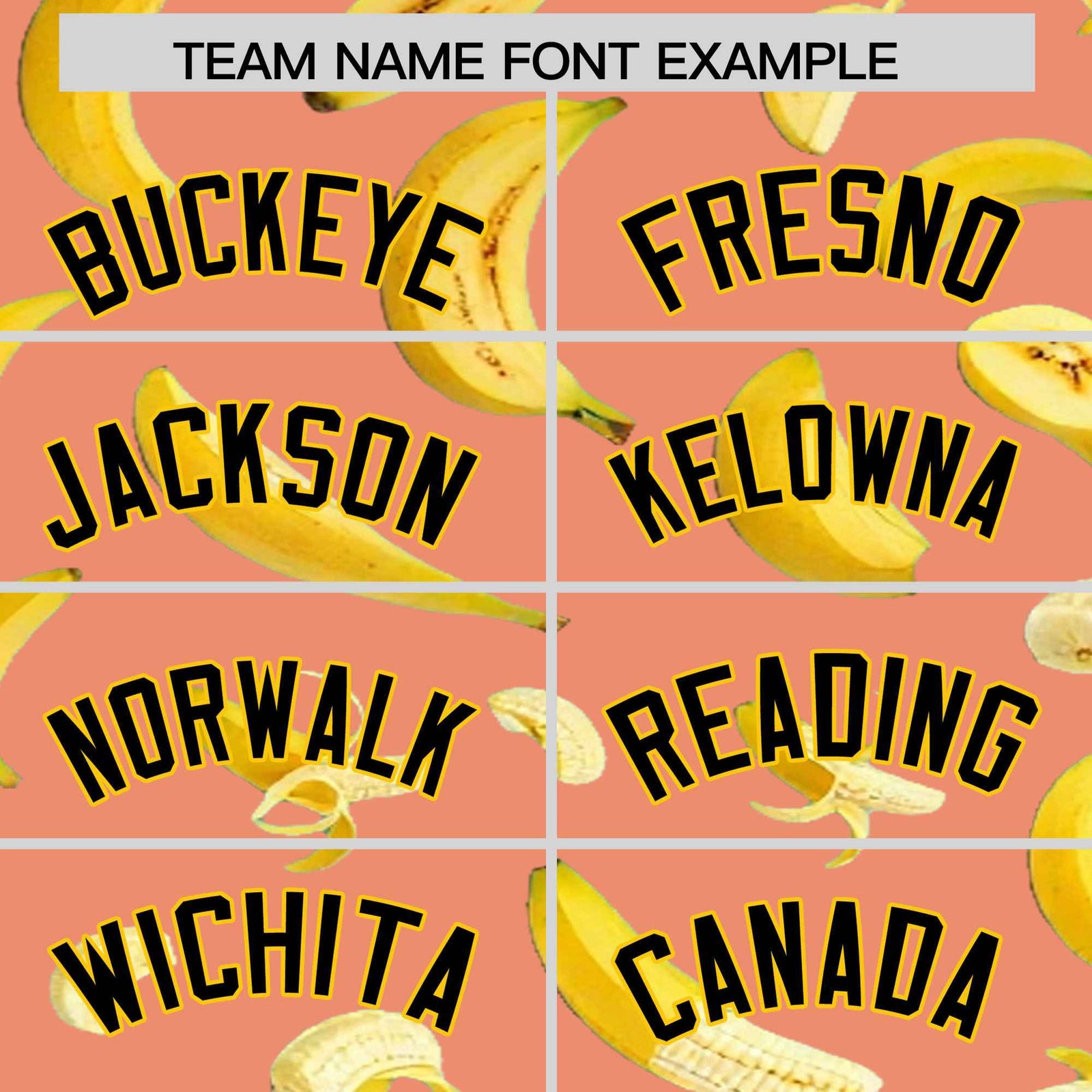 Custom Light Orange Banana Graffiti Pattern Fashion Authentic Baseball Jersey | Graffiti Pattern | Embroidery&Dye-sublimation printing | KXKSHOP