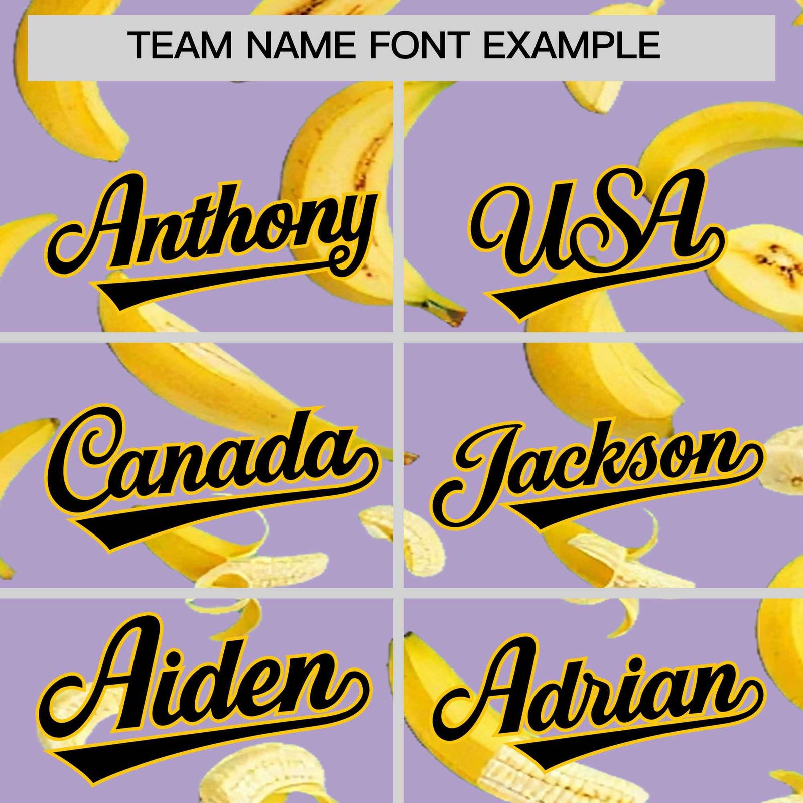 Custom Light Purple Banana Graffiti Pattern Fashion Authentic Baseball Jersey | Graffiti Pattern | Embroidery&Dye-sublimation printing | KXKSHOP