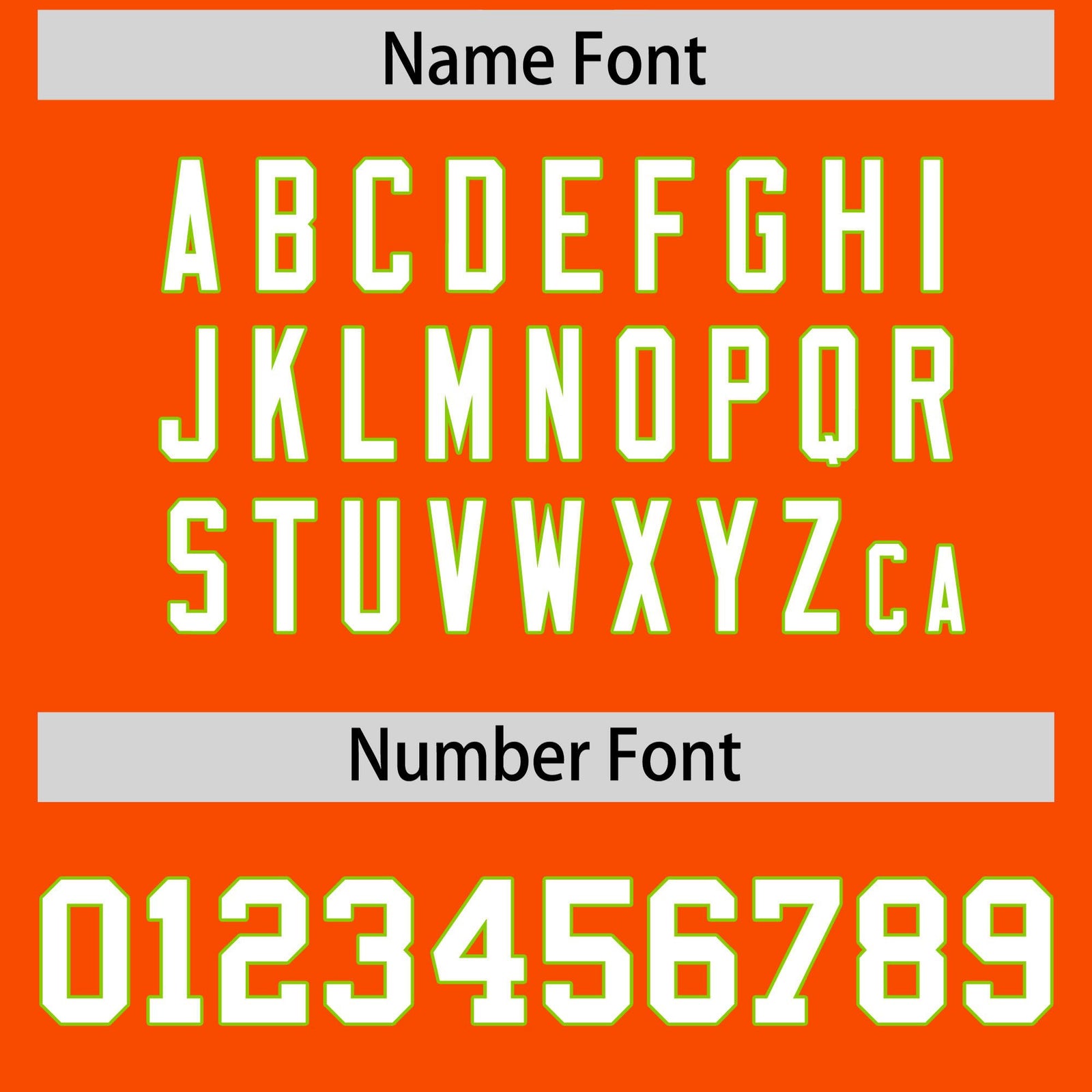 Custom Orange Neon Green Star Pattern Thick Stripes Baseball Jersey